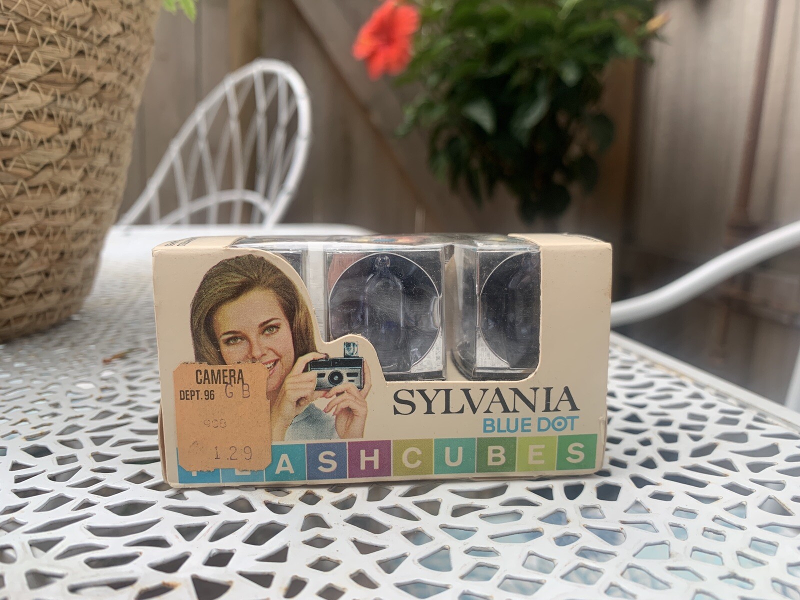 Vintage Sylvania Blue Dot Flashcubes 3 Cubes 12 Flashes for Camera New in Box