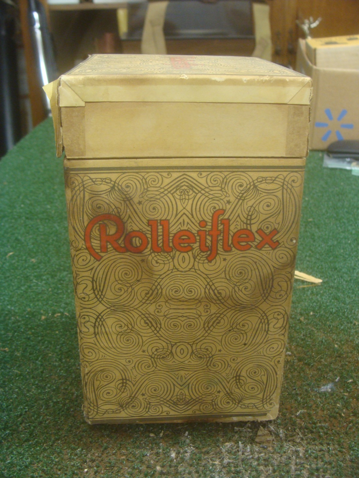 Rare Rolleiflex Empty Box Only For Camera with paperwork – AS SHOWN
