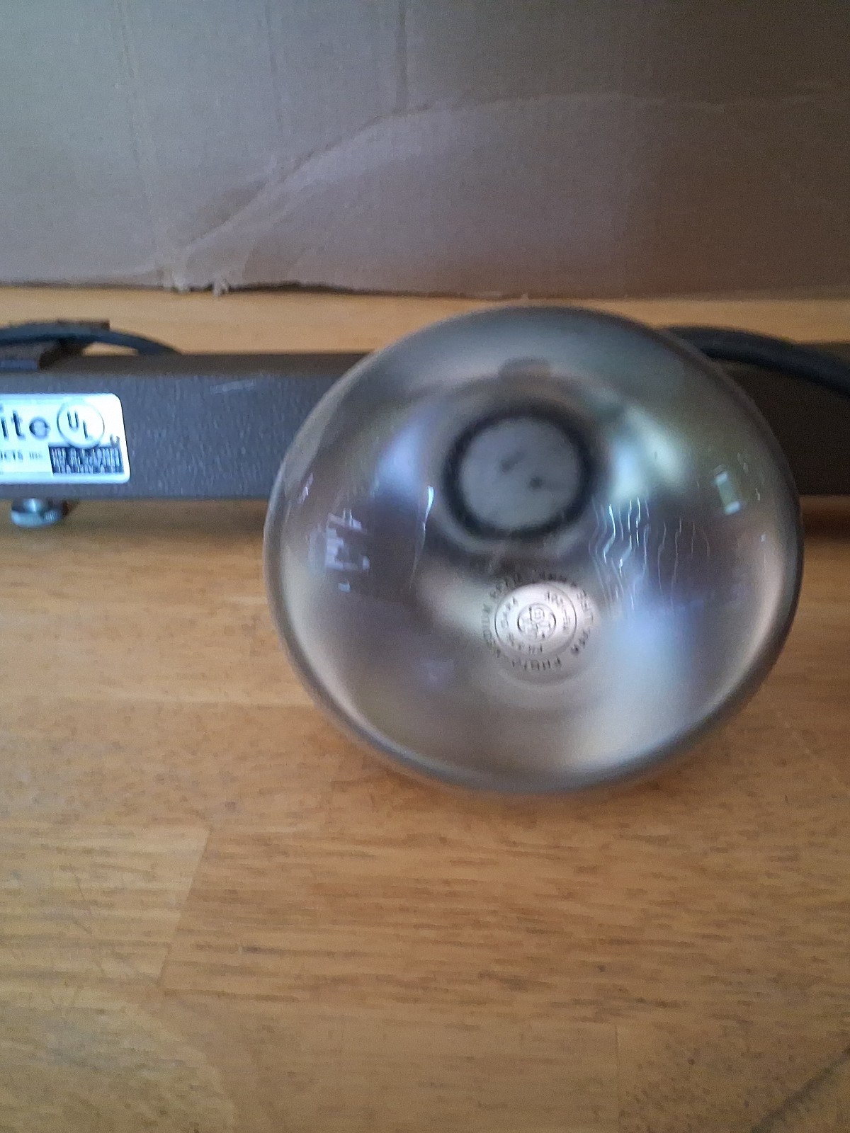 Vintage Powelite Model 200 Photography Portable Studio Light Bar W/ bulbs