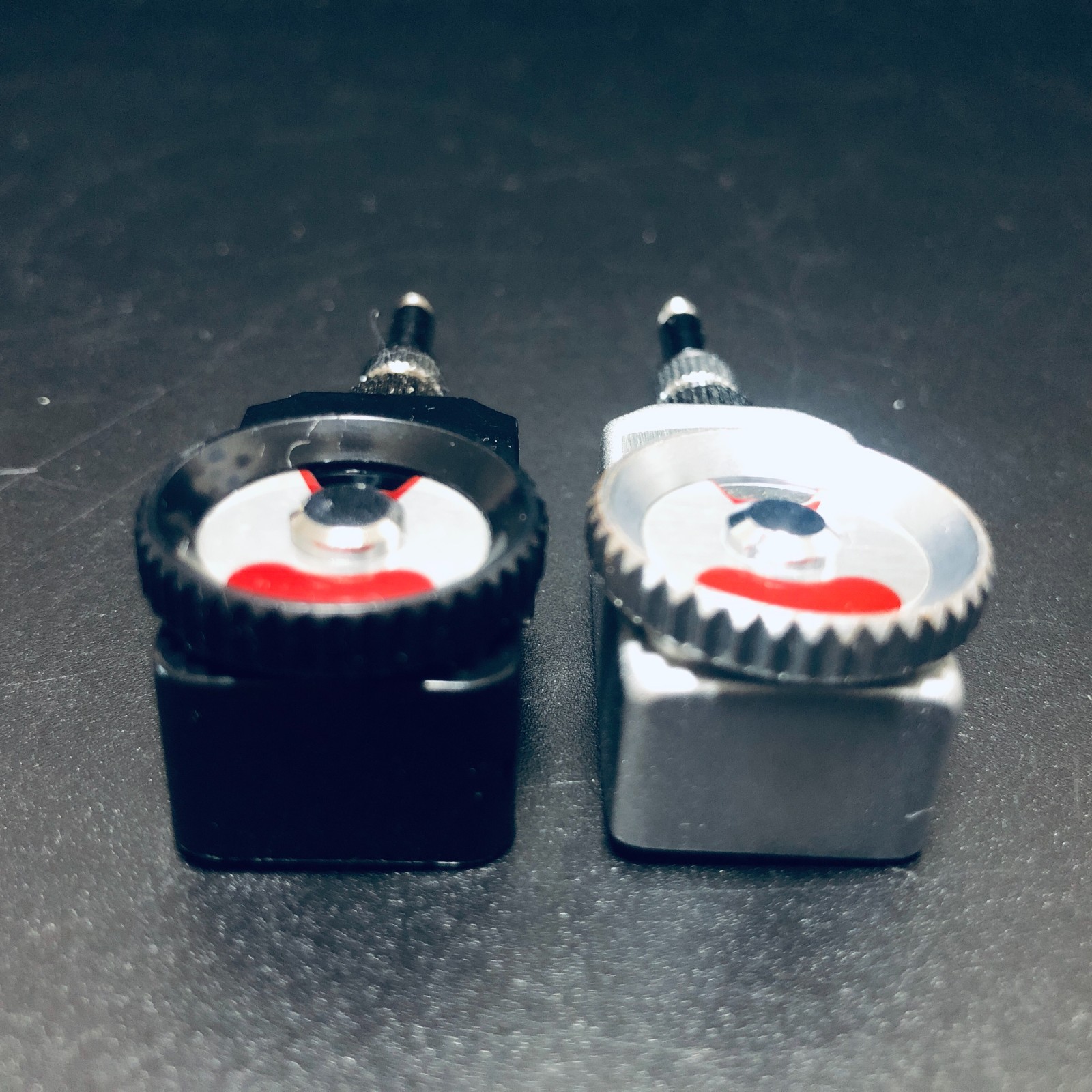 🍙Black & Silver 2P🍙 LPL Vintage Self Timer for Film Camera Attachment Japan