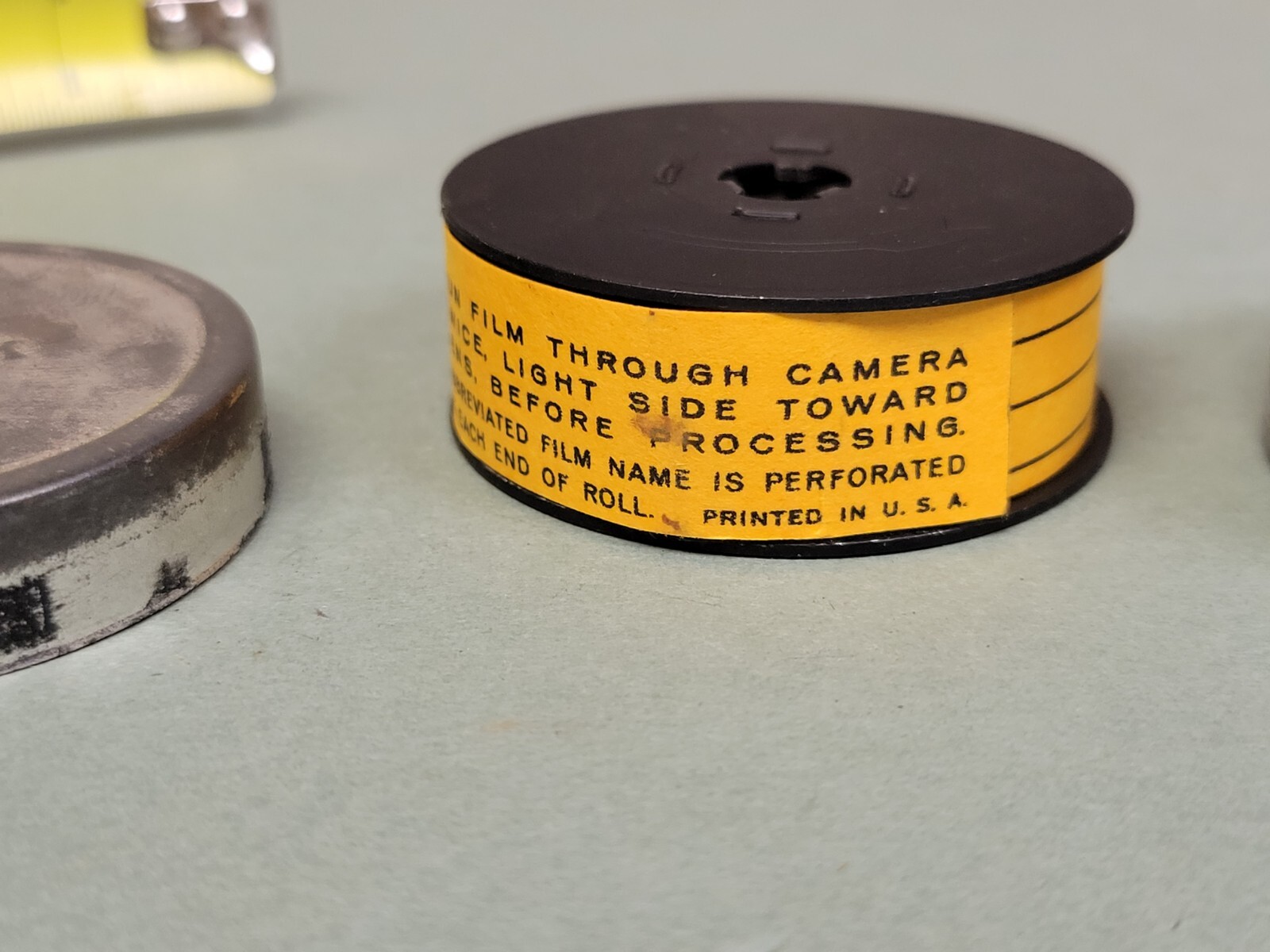 Vintage Kodak Metal Tin Film Canister Round