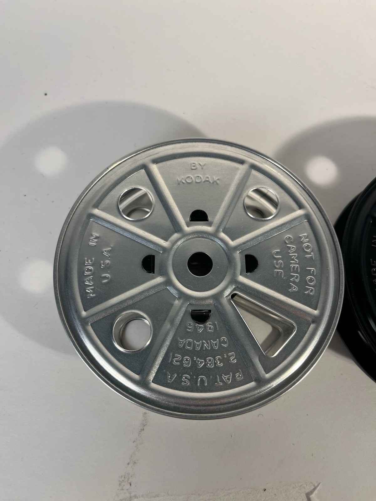 Vintage Kodak 3-5/8″ Aluminum 16mm Film Reel – 1946