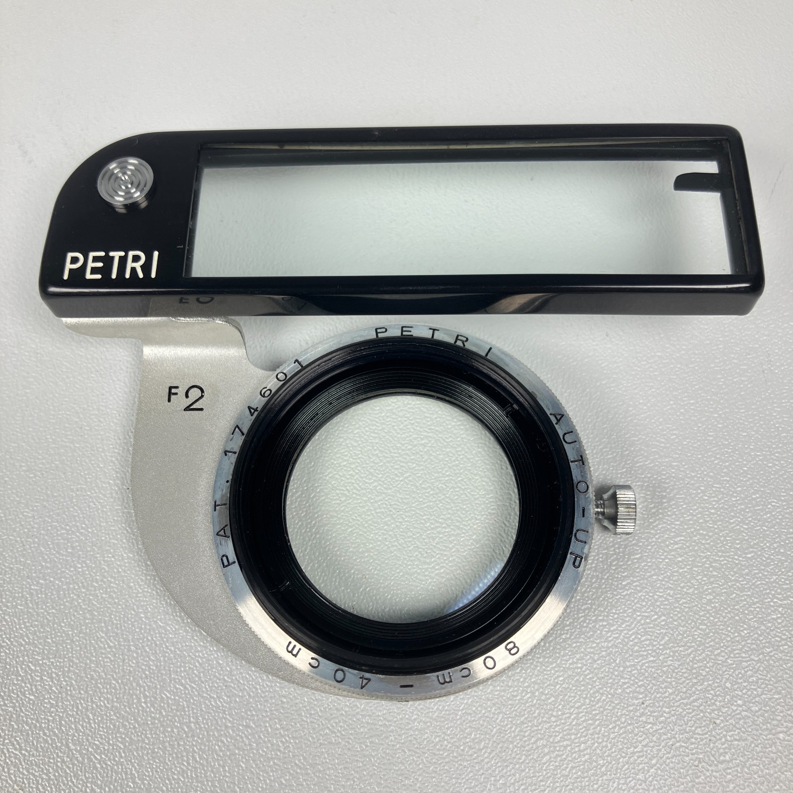 Vintage Kuribayashi Petri Camera Auto-Up w/Box F2 80cm-40cm Japan Bonus Lens Cap