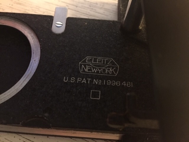 LEICA SLIDING FOCUSING COPYING ATTACHMENT FOR LEICA CAMERAS