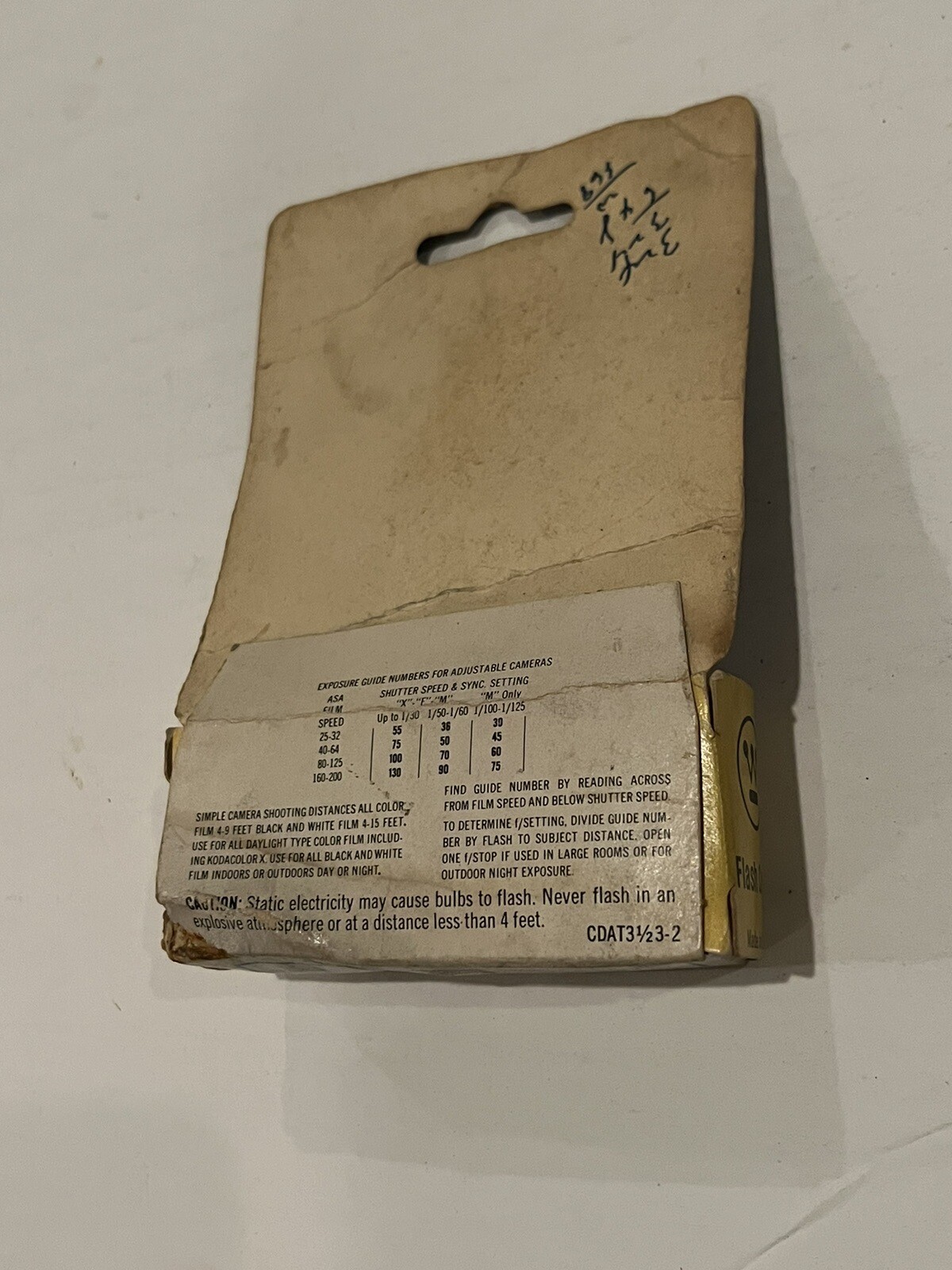 WESTINGHOUSE FLASH CUBES 3 PACK VINTAGE CAMERA ACCESSORY IN PACKAGE