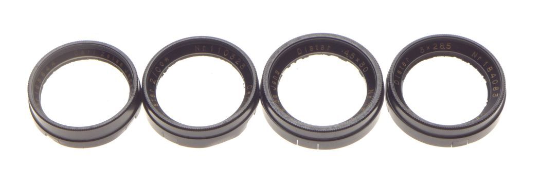 Carl zeiss jena distar 3×27 2/00 4.5×30 3×28.8 push-on filters