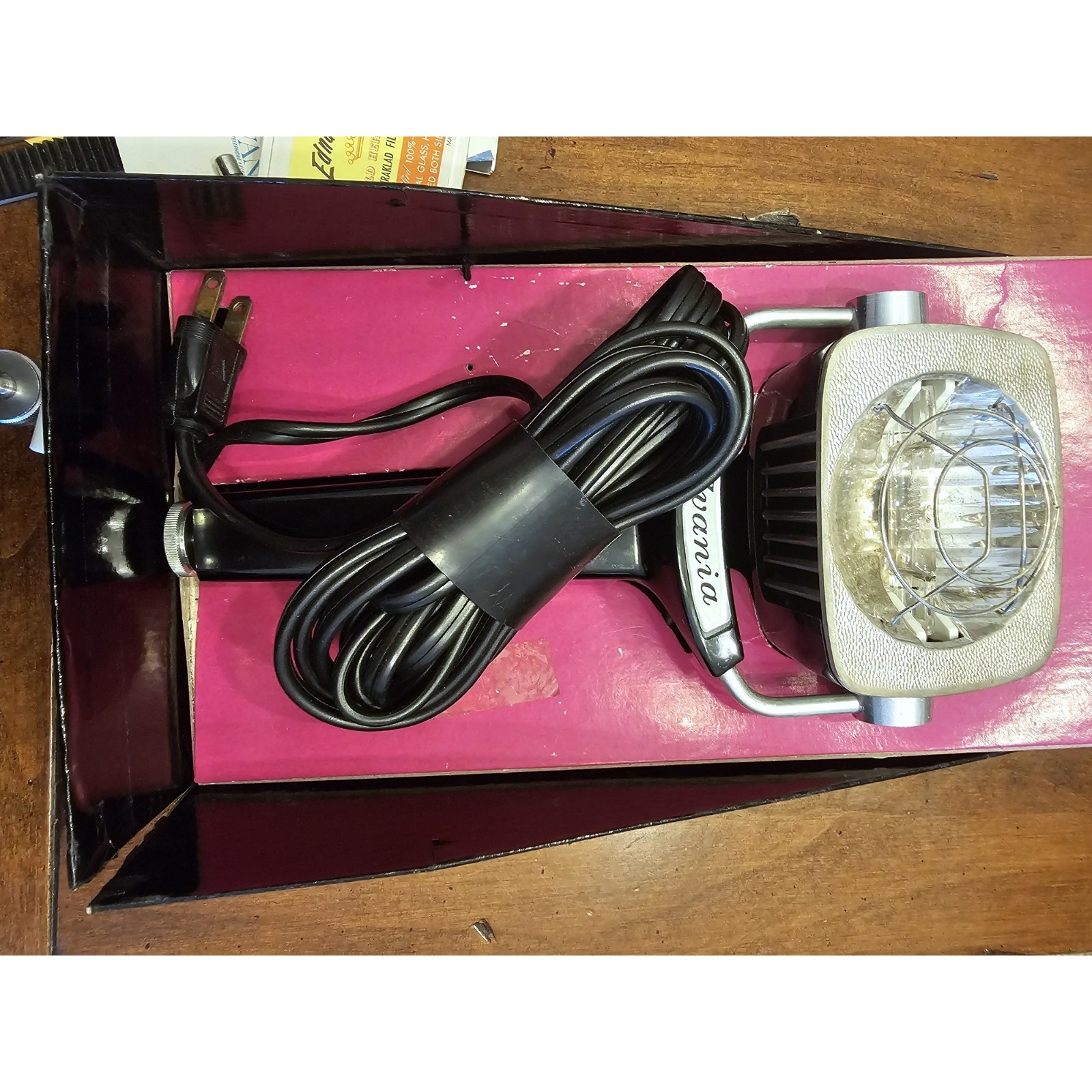 Vintage Sylvania Sun Gun Movie Light SG-1 Handheld Video Camera Lamp 120V Tested