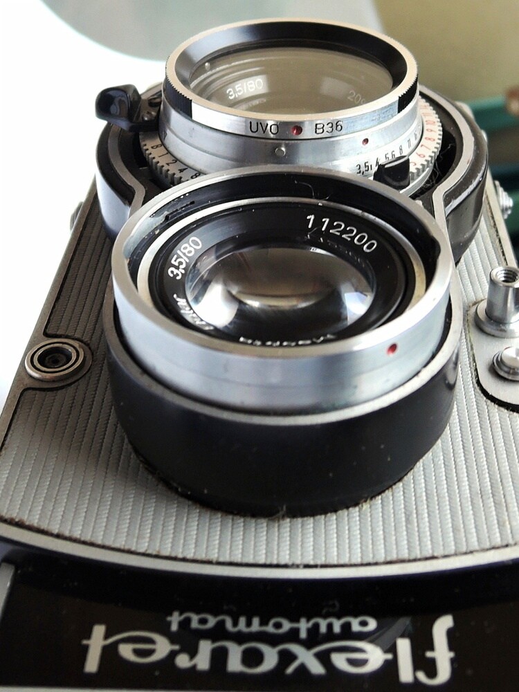 Flexaret UVO B36 Filter Meopta Accessories Bayonet +Right Blue Box Used