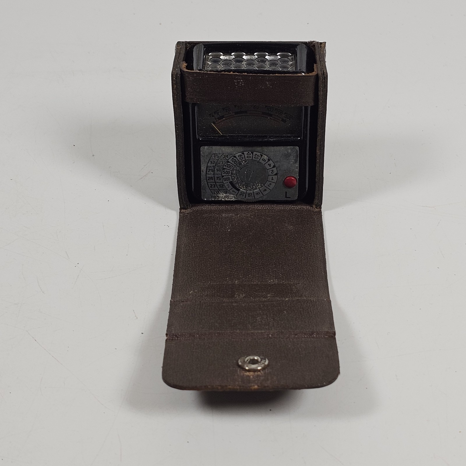 Vintage Sixtus Light Meter Exposure Meter with Leather Case & Box German Made