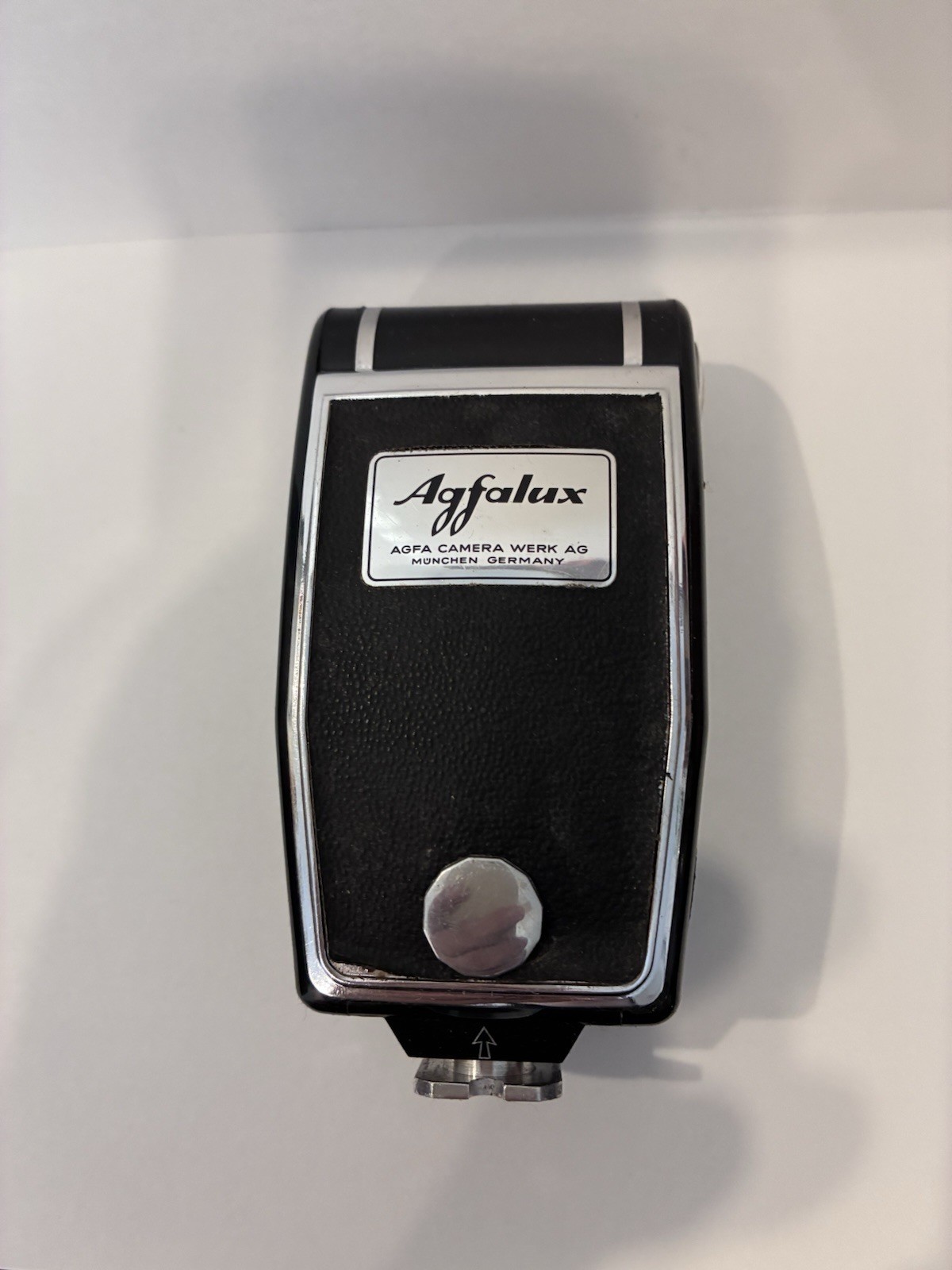 Vintage AgFa Agfalux Camera Werk AG Pocket Flash Unit w/ Case…UNTESTED