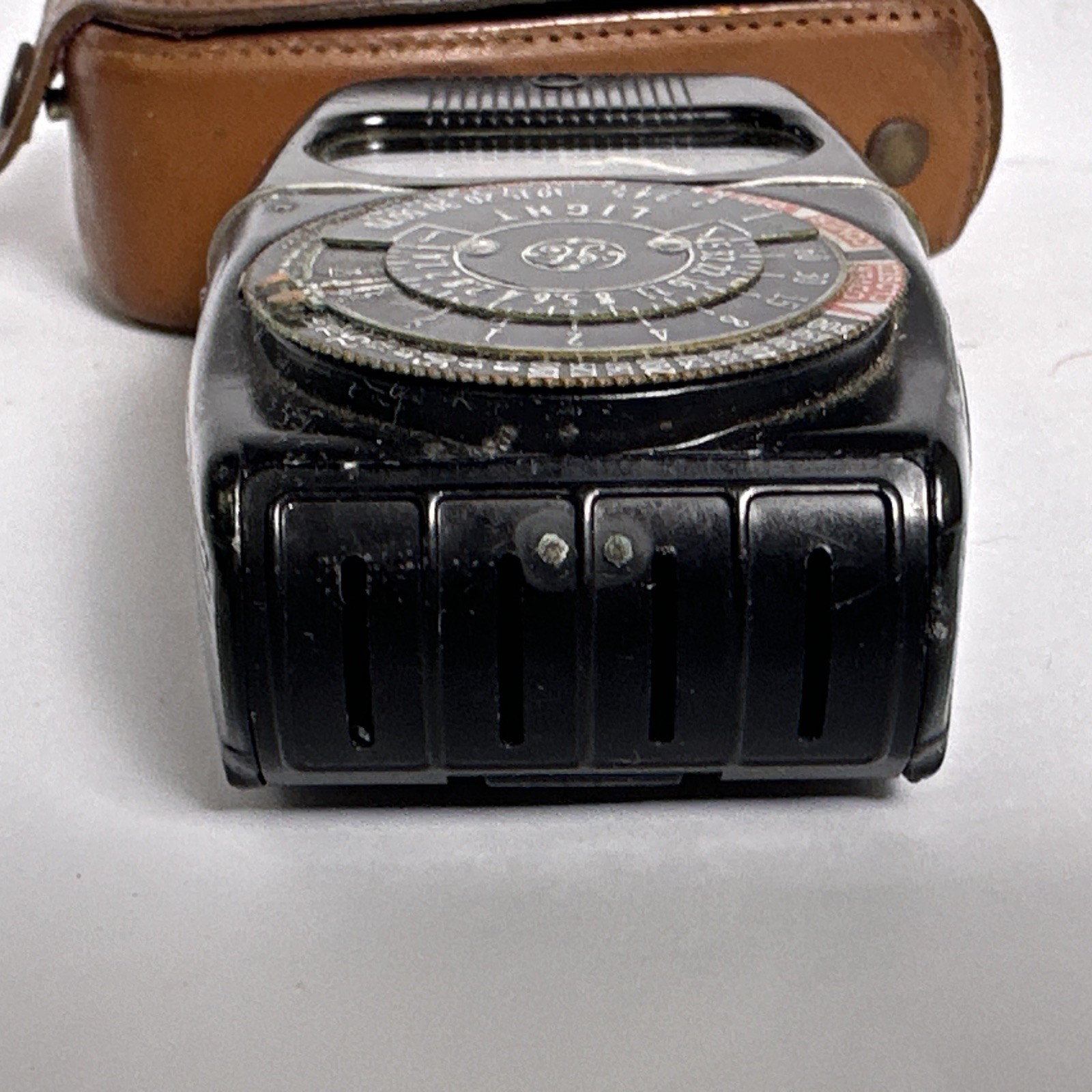 GE Photo Exposure Light Meter 8DW58Y4 w Leather Case Vintage