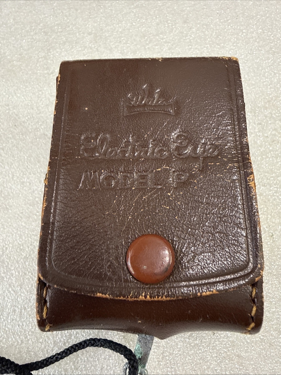 Vintage WALZ Light Exposure Meter Japan Leather Case Electric Eye Model P