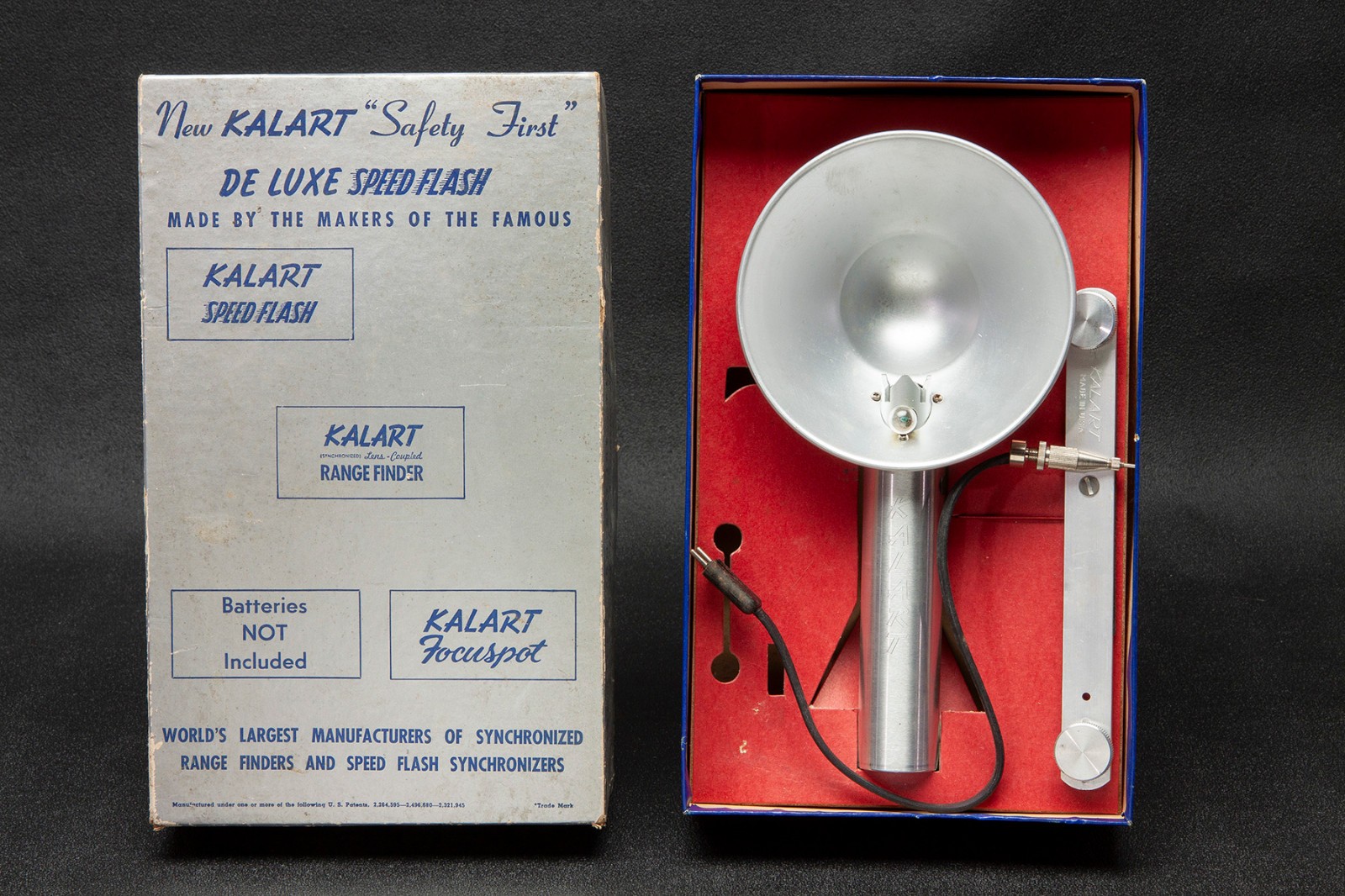 Vintage Kalart DPSU De Luxe Speed Flash Unit Original Box 1950’s