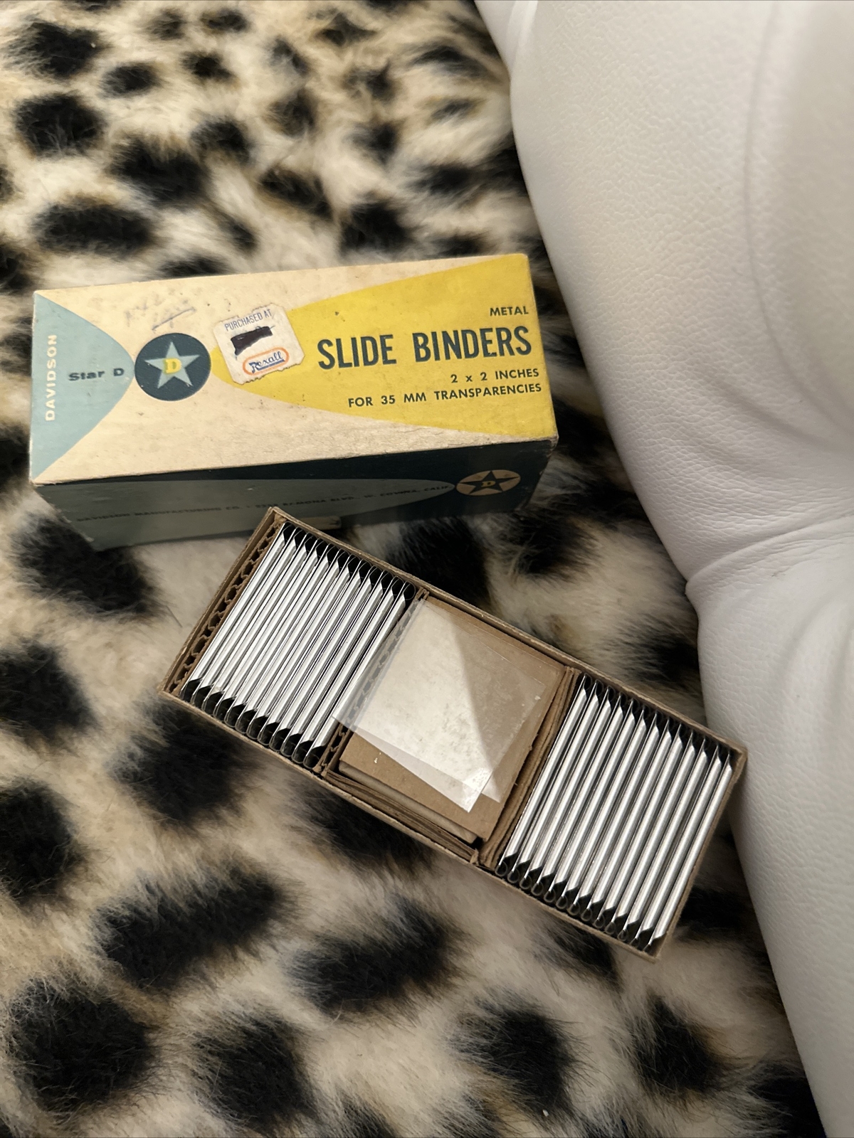 Vintage Photo Slide Binders 2” Metal Davidson For 35 MM Transparencies
