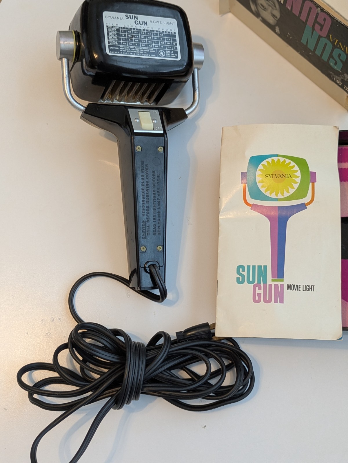 Film, Cinema Vintage Sylvania movie Light original box