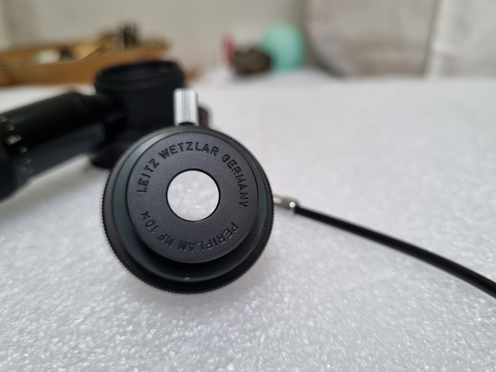 Leitz Wetzlar ProntorPress Shutter Microscope Camera Adapter Excellent condition