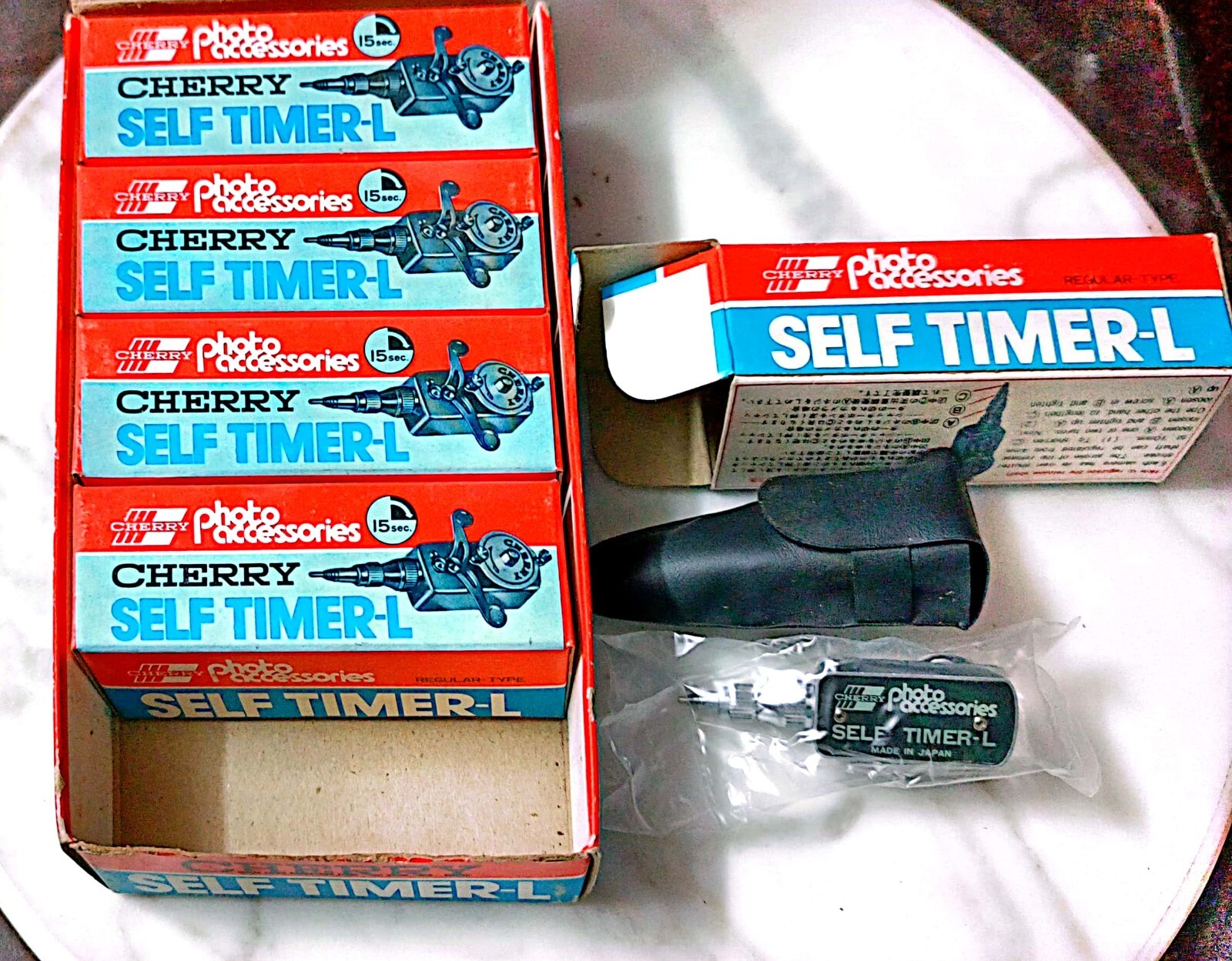 Vintage CHERRY Photo Accessories SELF TIMER L Camera SHUTTER CONTAINING 5 PCC.