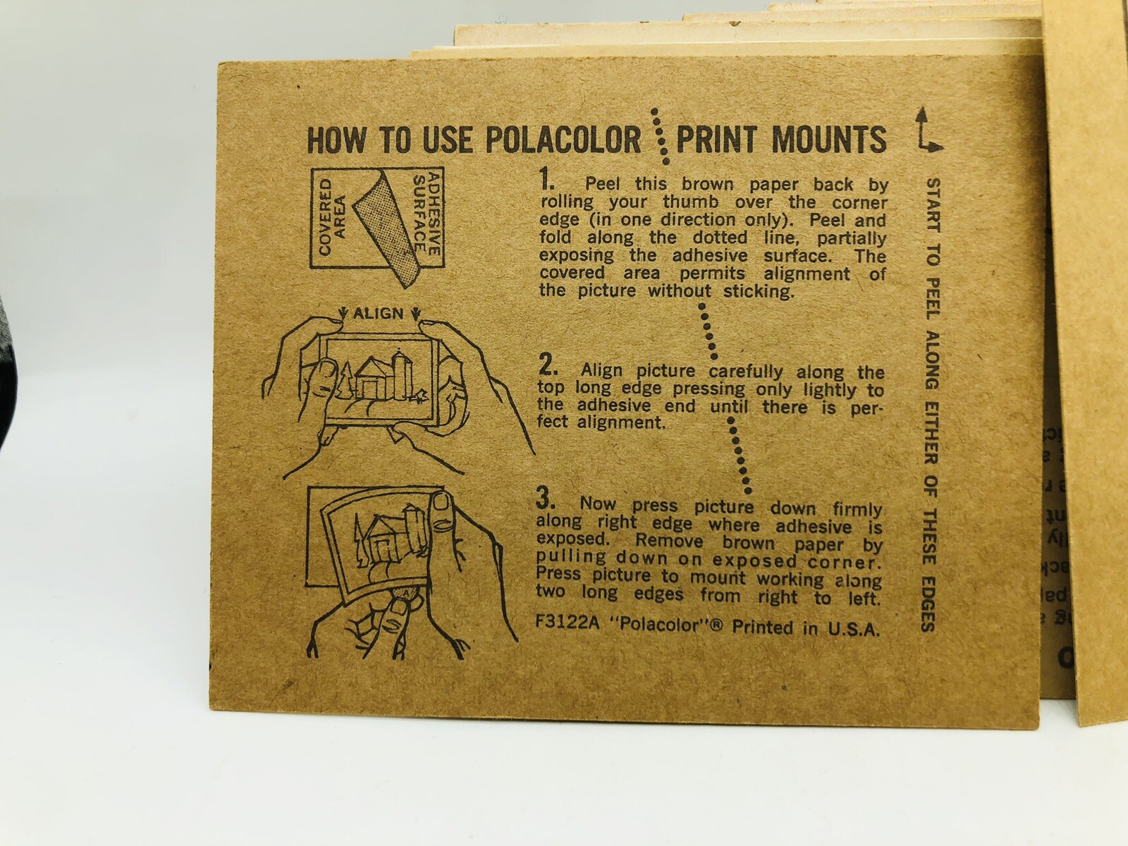 VTG POLAROID Polacolor 3.375″ X 4.25″ Lot Of 77 Print Mounts New Open Box