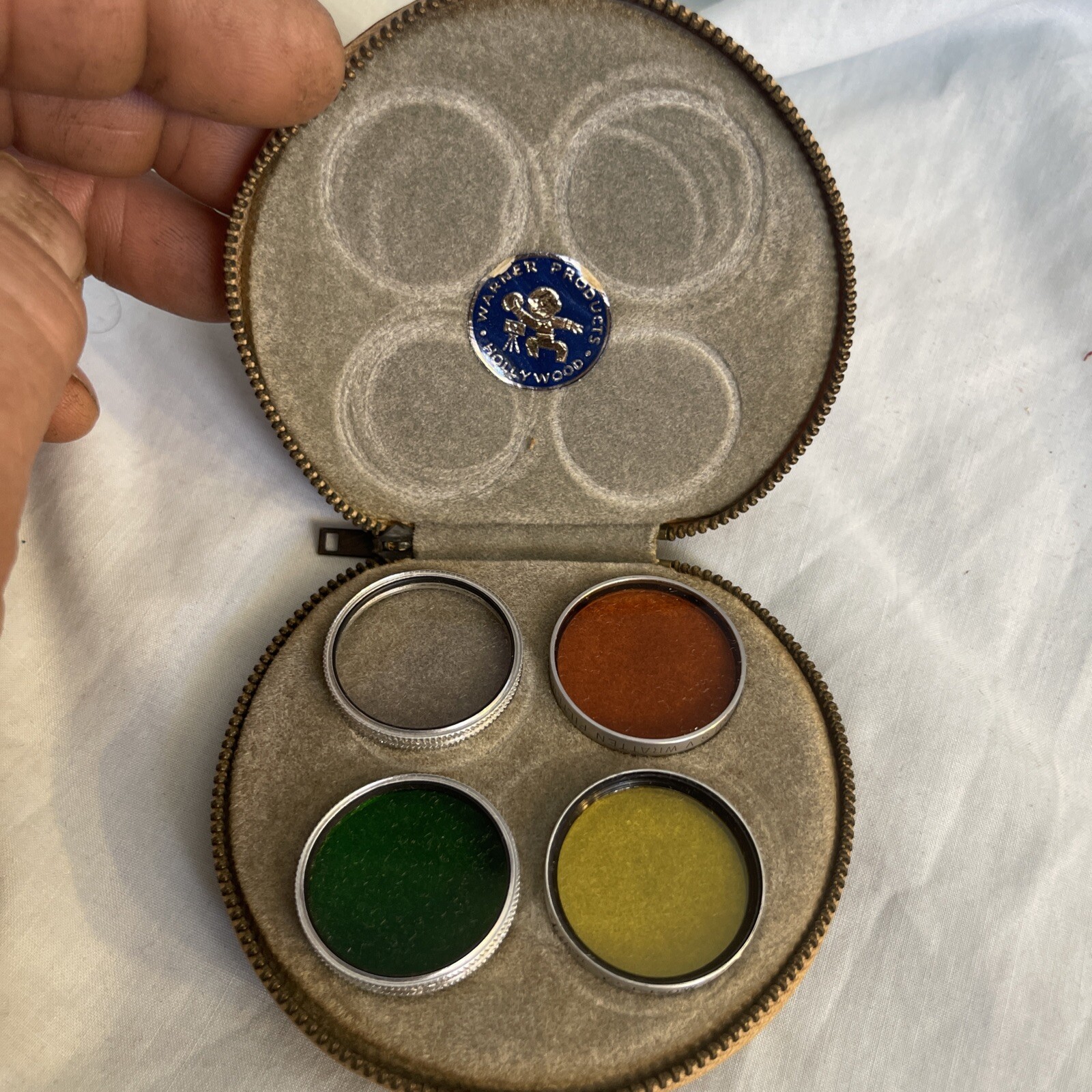 WARNER PRODUCTS Hollywood, 4 pc Camera Color Lens Filter Kit- SERIES V New NOS