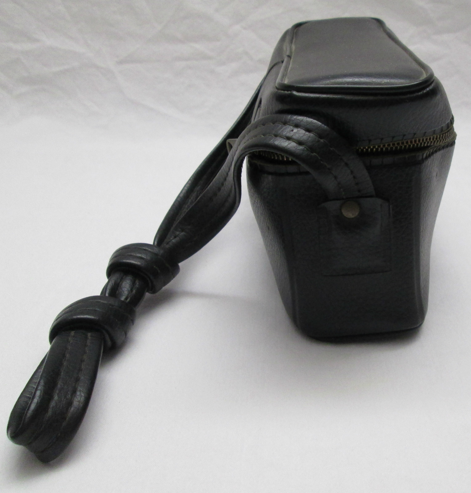 Vintage Kodak Black Camera Flash Lens Accessory Zippered Storage Carry Bag Case