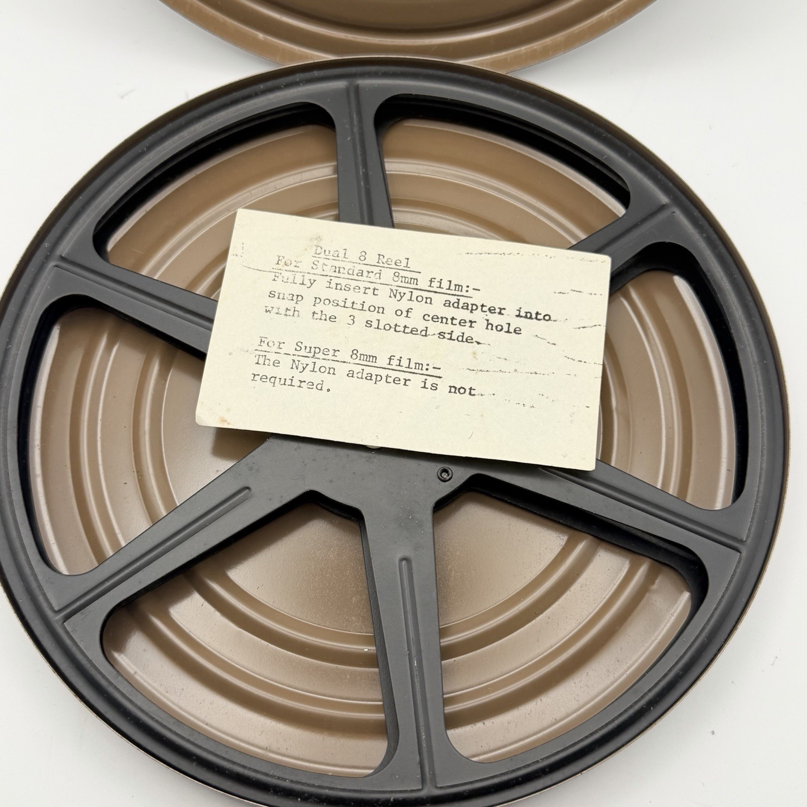 Arlan’s Dual-8 Film Reels w Case | Standard 8mm & Super 8 Vintage