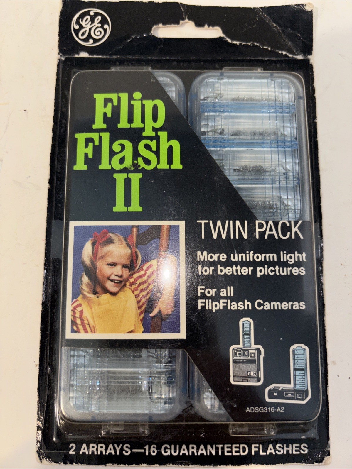 GE Flip Flash II | 2 Bars / 16 Flashes, For FlipFlash Cameras NEW