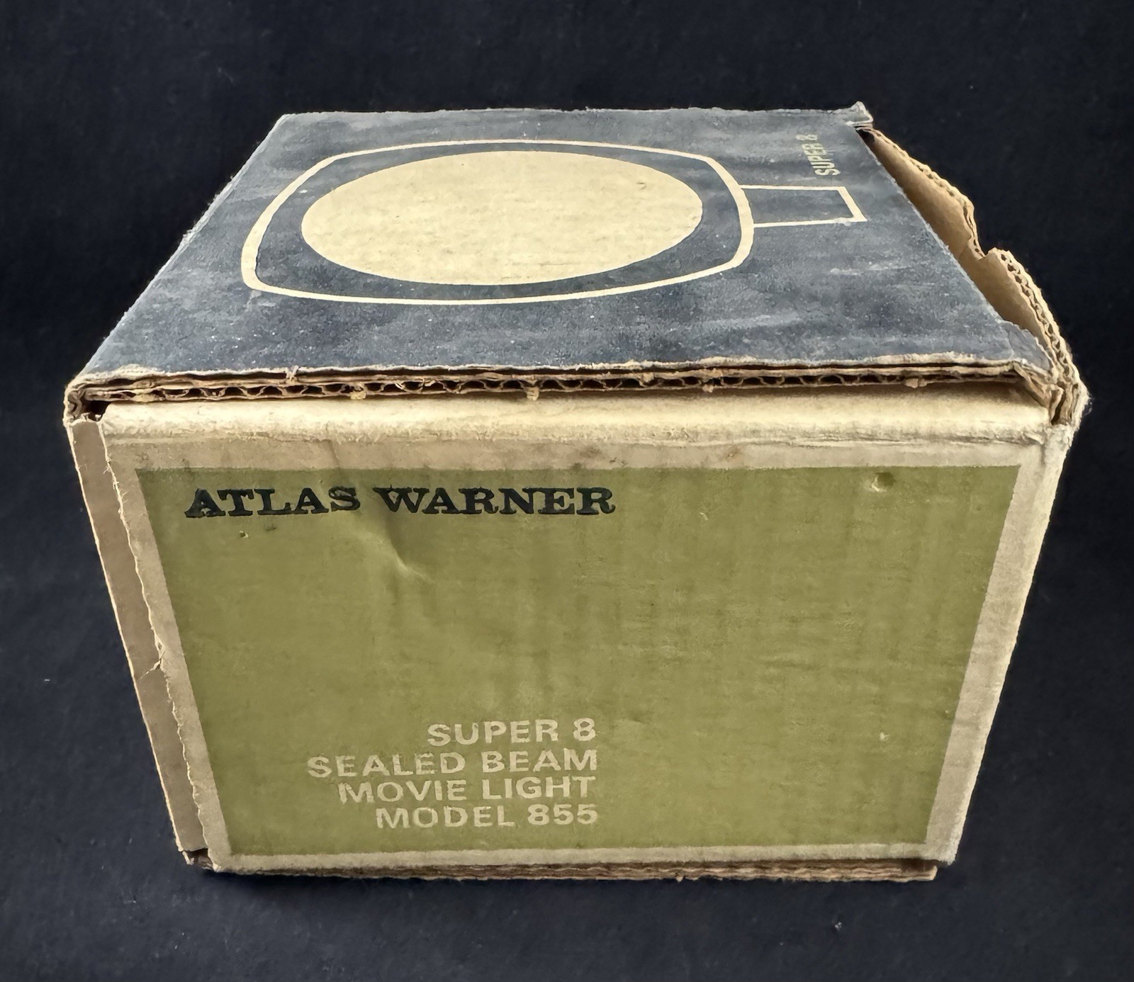 Vintage Atlas Warner Super 8 Sealed Beam Movie Light Model 855 – Made in USA