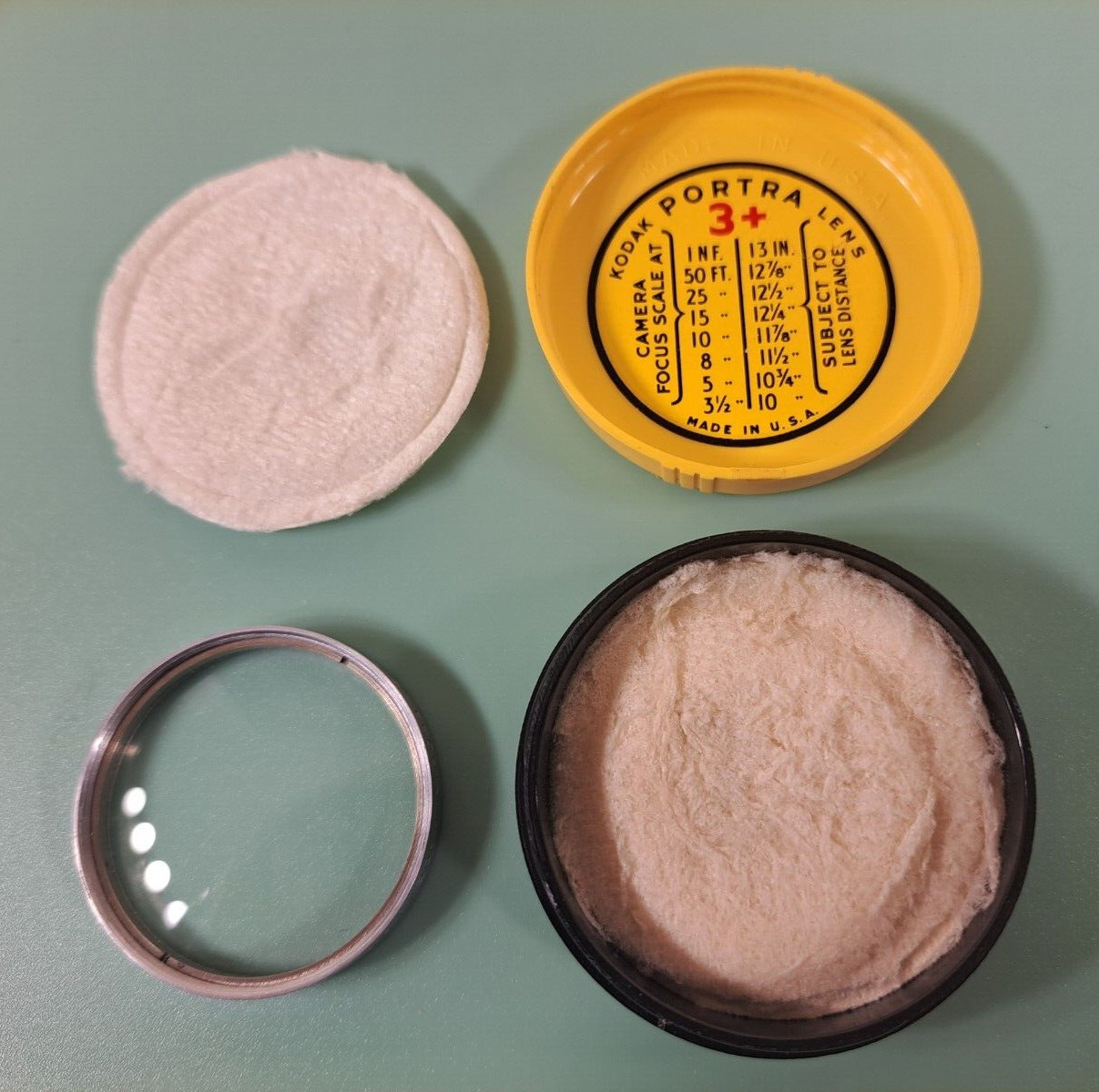 Vintage Kodak Series VI Porta 3+ Drop-in Lens Filter w Case – Made in USA