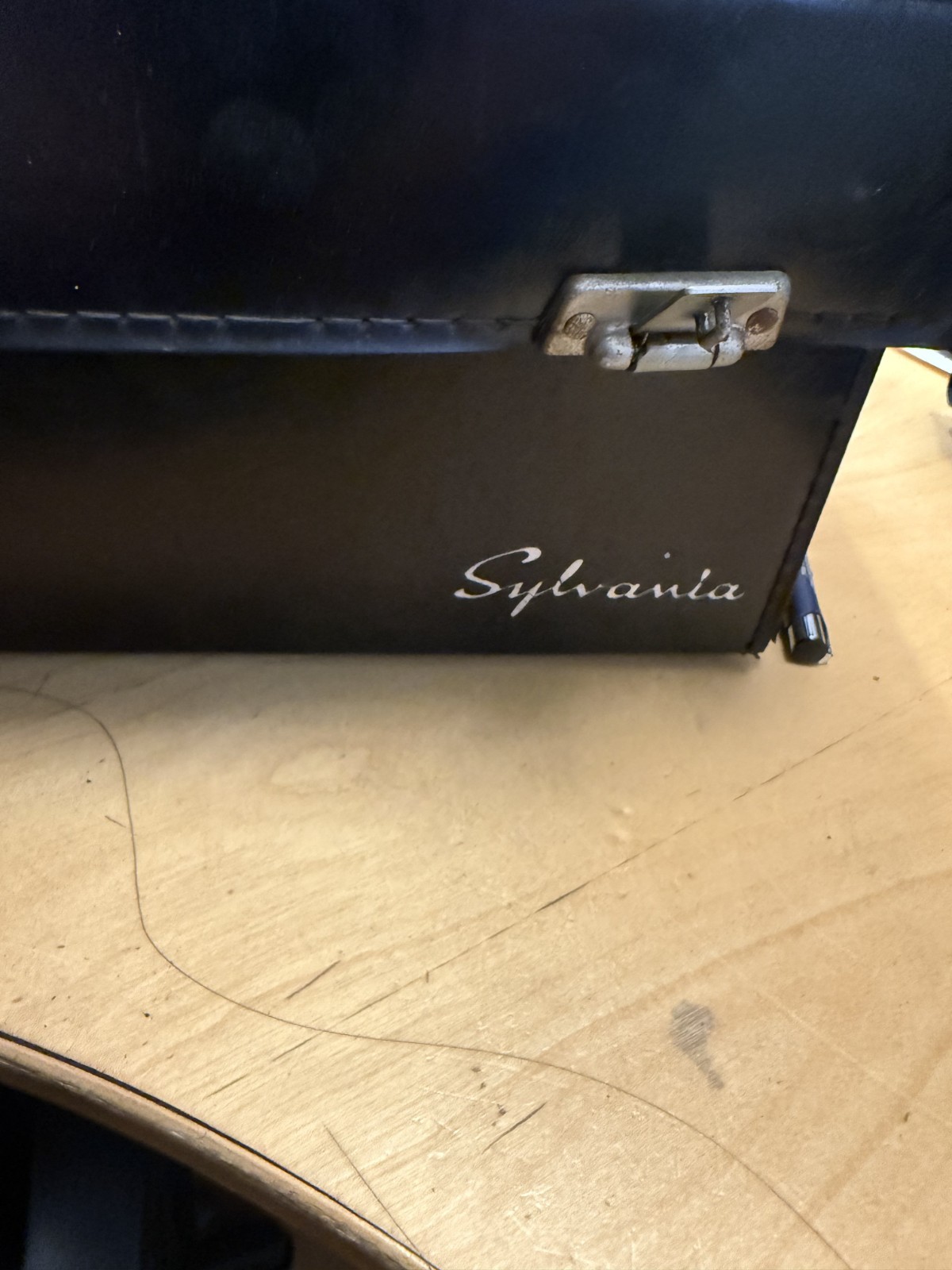 Vintage Sylvania Sun Gun Model SG-60 Movie Light —Leather Case-4 Lenses