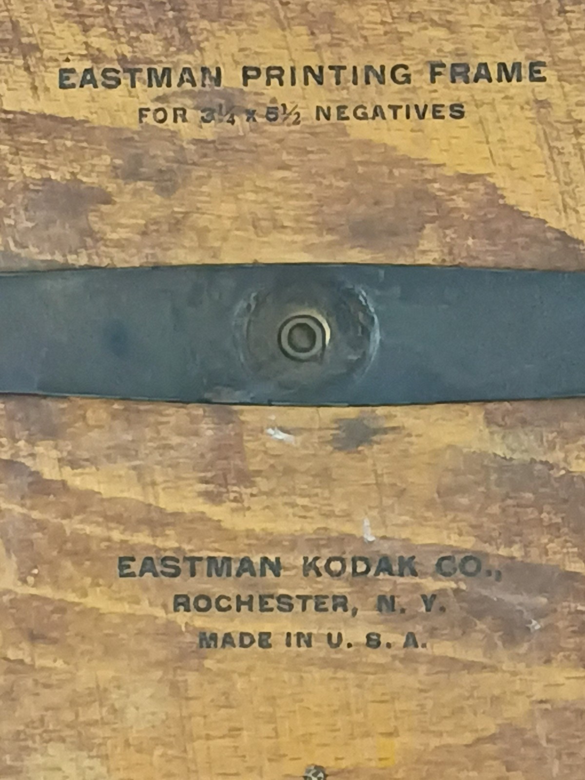 Vintage Eastman Kodak Printing Frame 3 1/4 X 5 1/2 Film Negatives USA Wooden