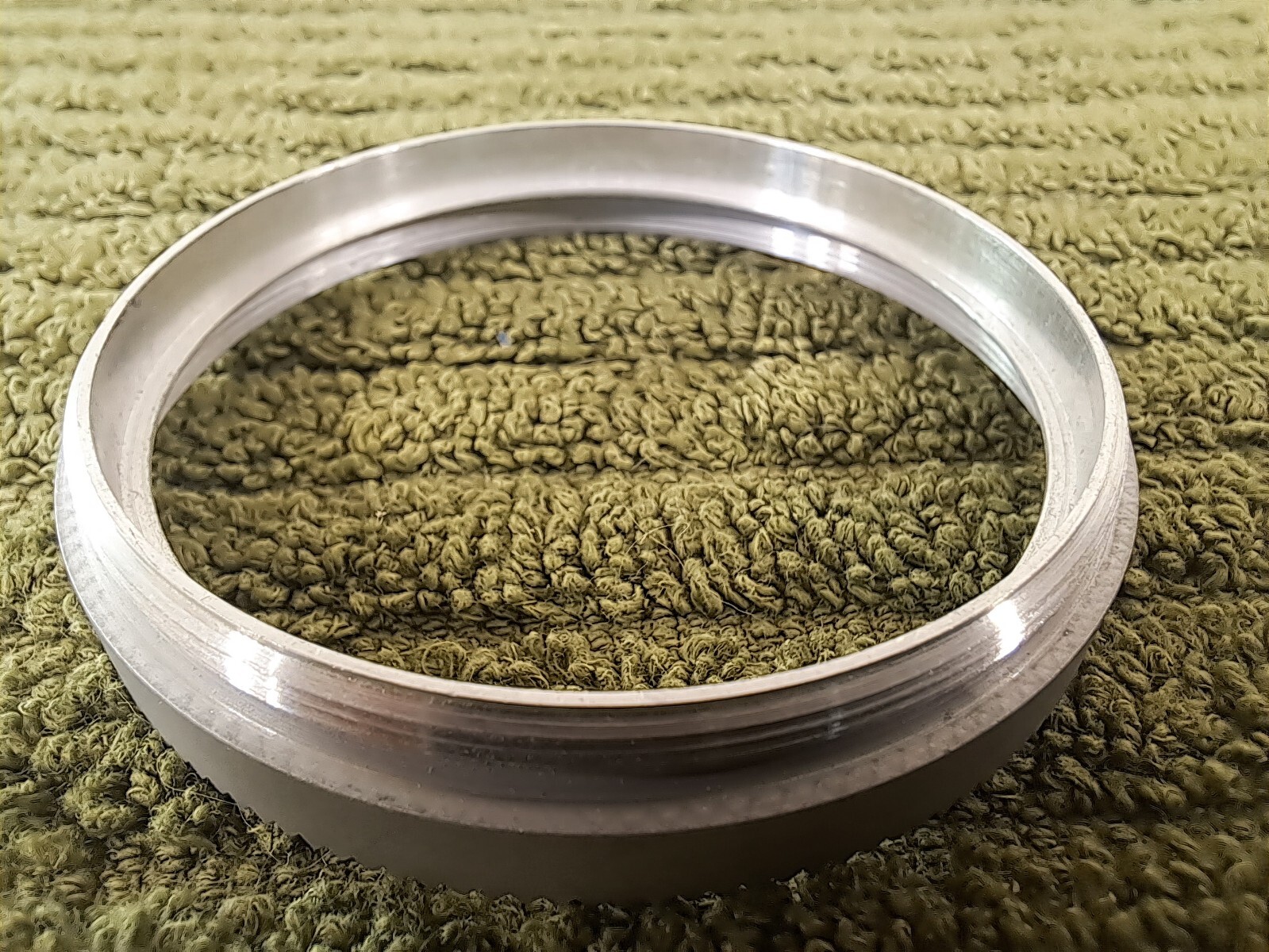Vintage Silver Metal Lens Filter Retaining Ring Series 7 VII