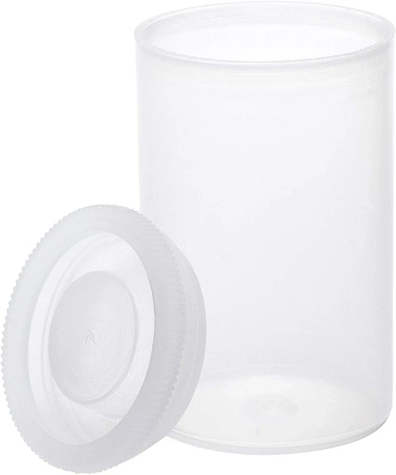 Film Canisters with Caps 35 Mm Empty Camera Reel Storage Containers Case Plastic
