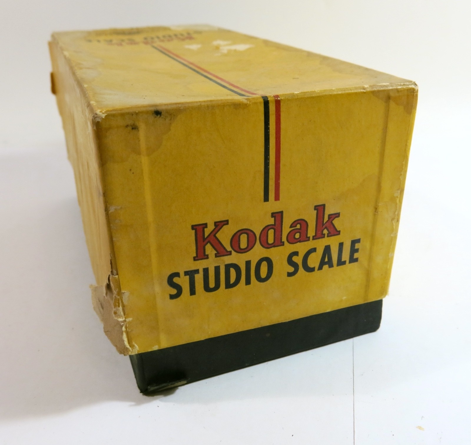 Antique Kodak Studio Scale with Weights & Box — Refinished Base plus New Feet