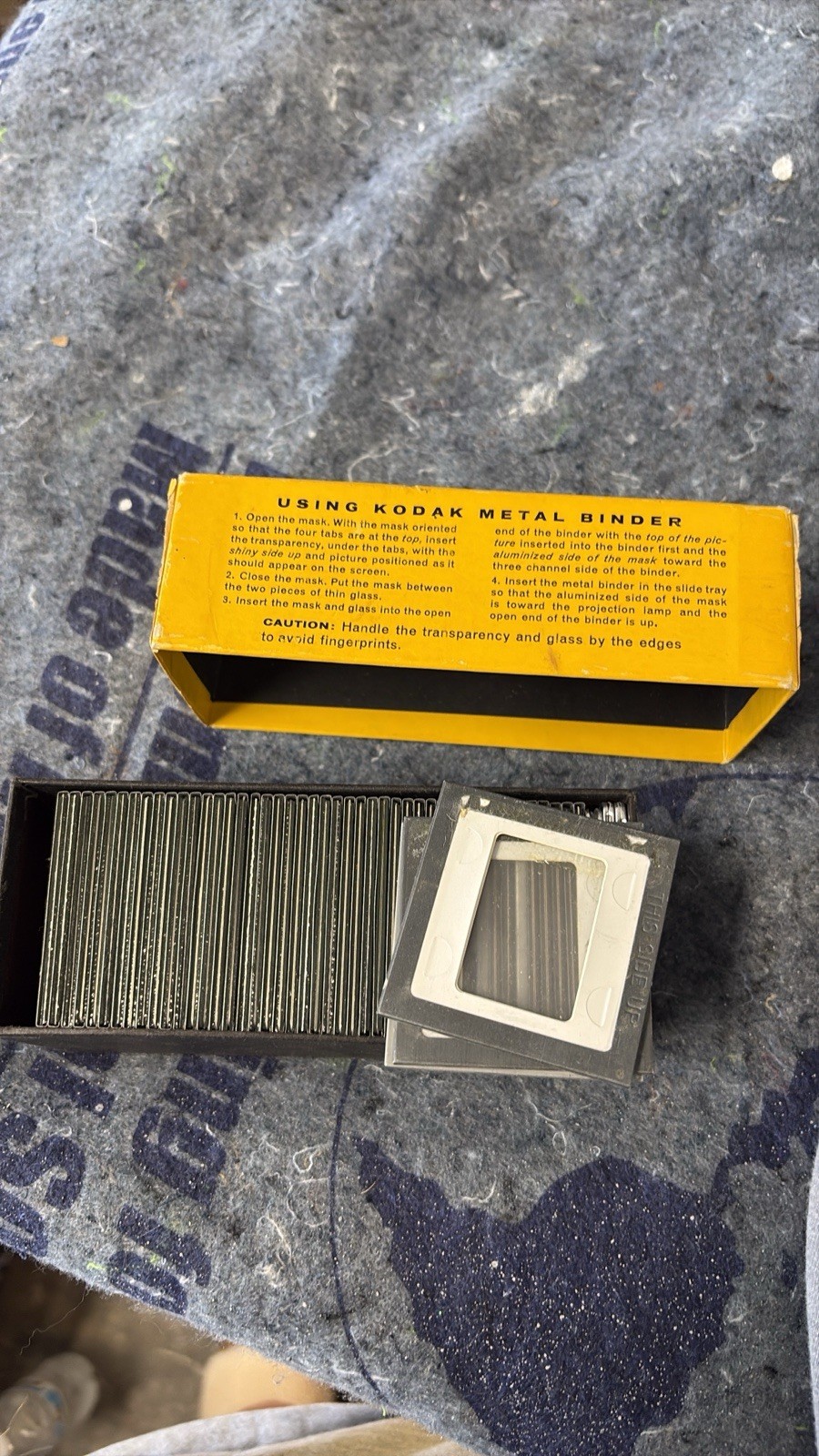 Kodak Metal Binders for 2×2-Inch Slide Cover Glass Thin Slide Binder