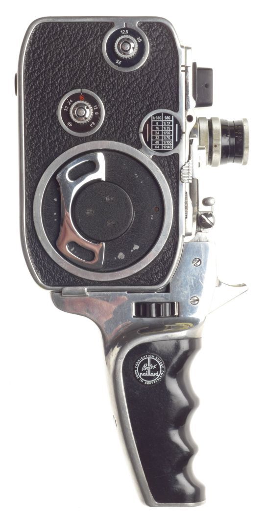 Paillard bolex b8 film cine camera Yvar 1:2.5 f=12.5mm ar lens accessories box