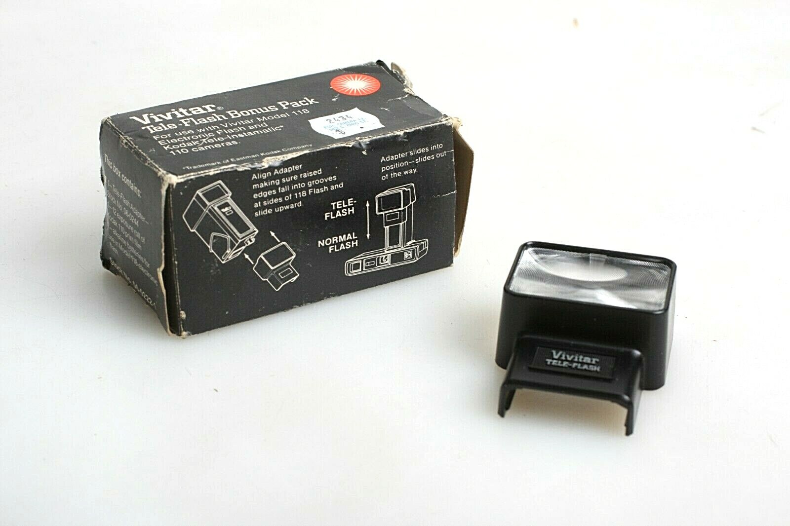 Vivitar Tele-Flash for Vivitar Model 118 and Kodak Tele-Instamatic 110 Camera