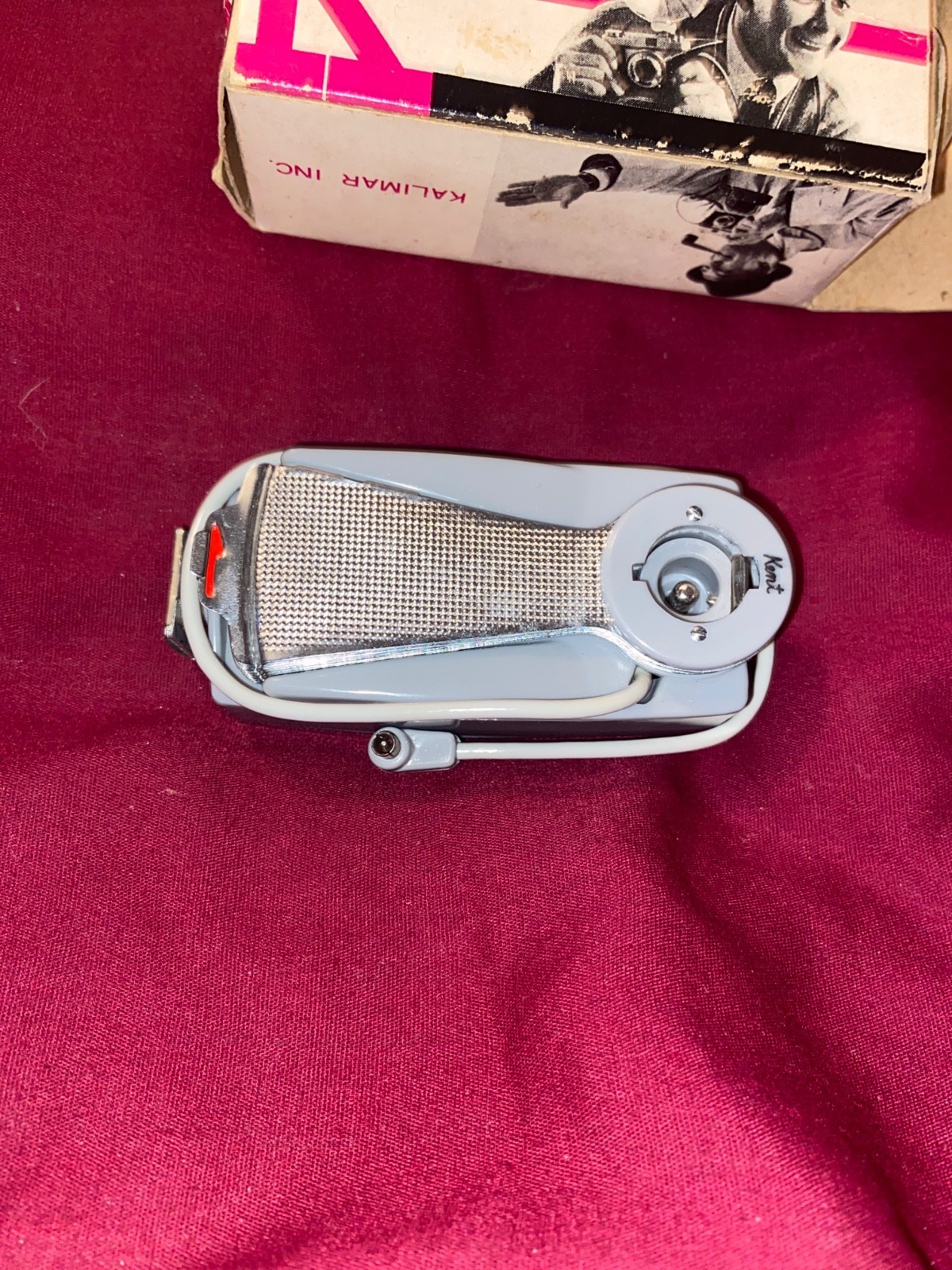 Vintage Kalimar PM Mag 5 multi bounce flash gun 1960s camera accessory In Box