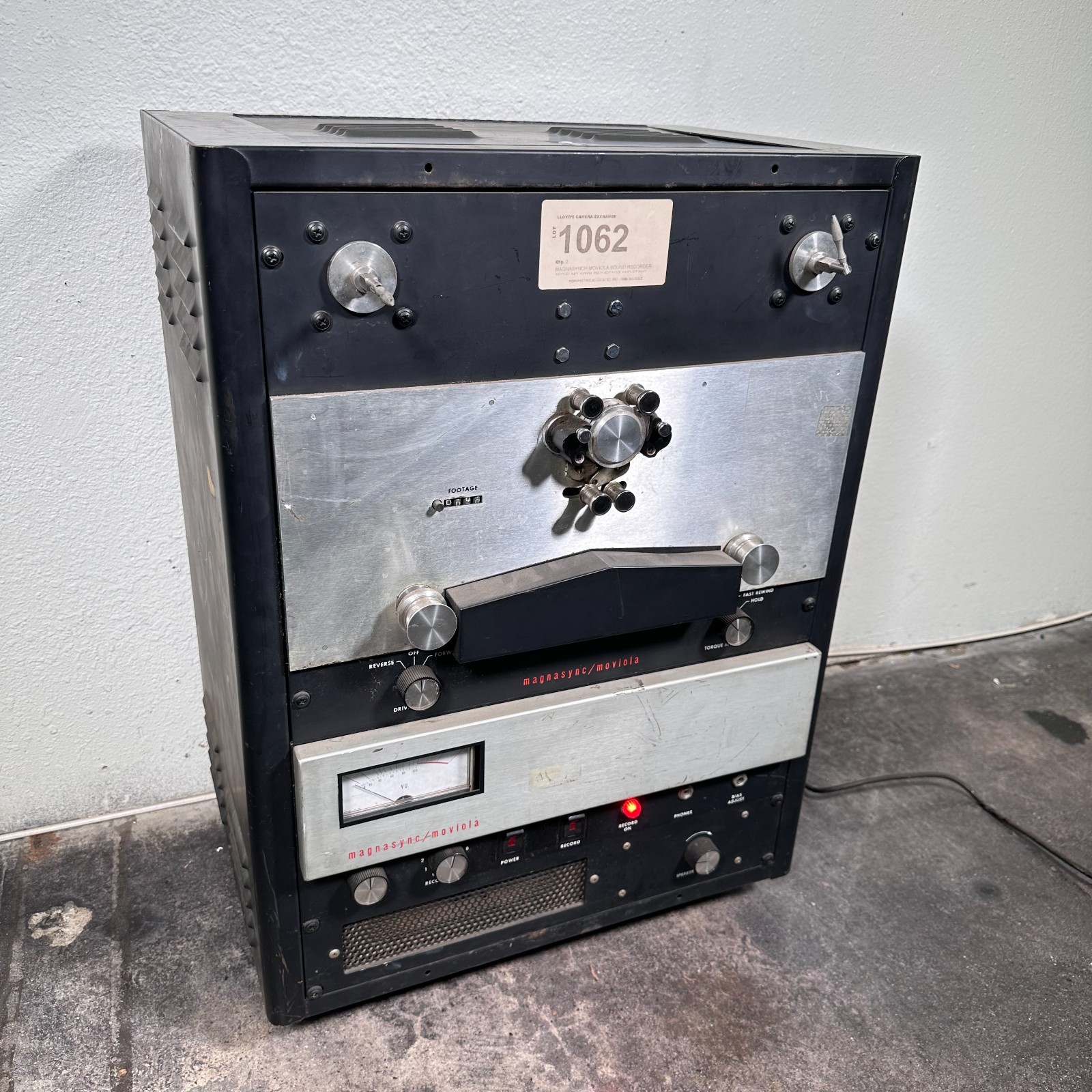 Magnasync 2300-R / Moviola Movie Editing Tape Machine Vintage Film Production