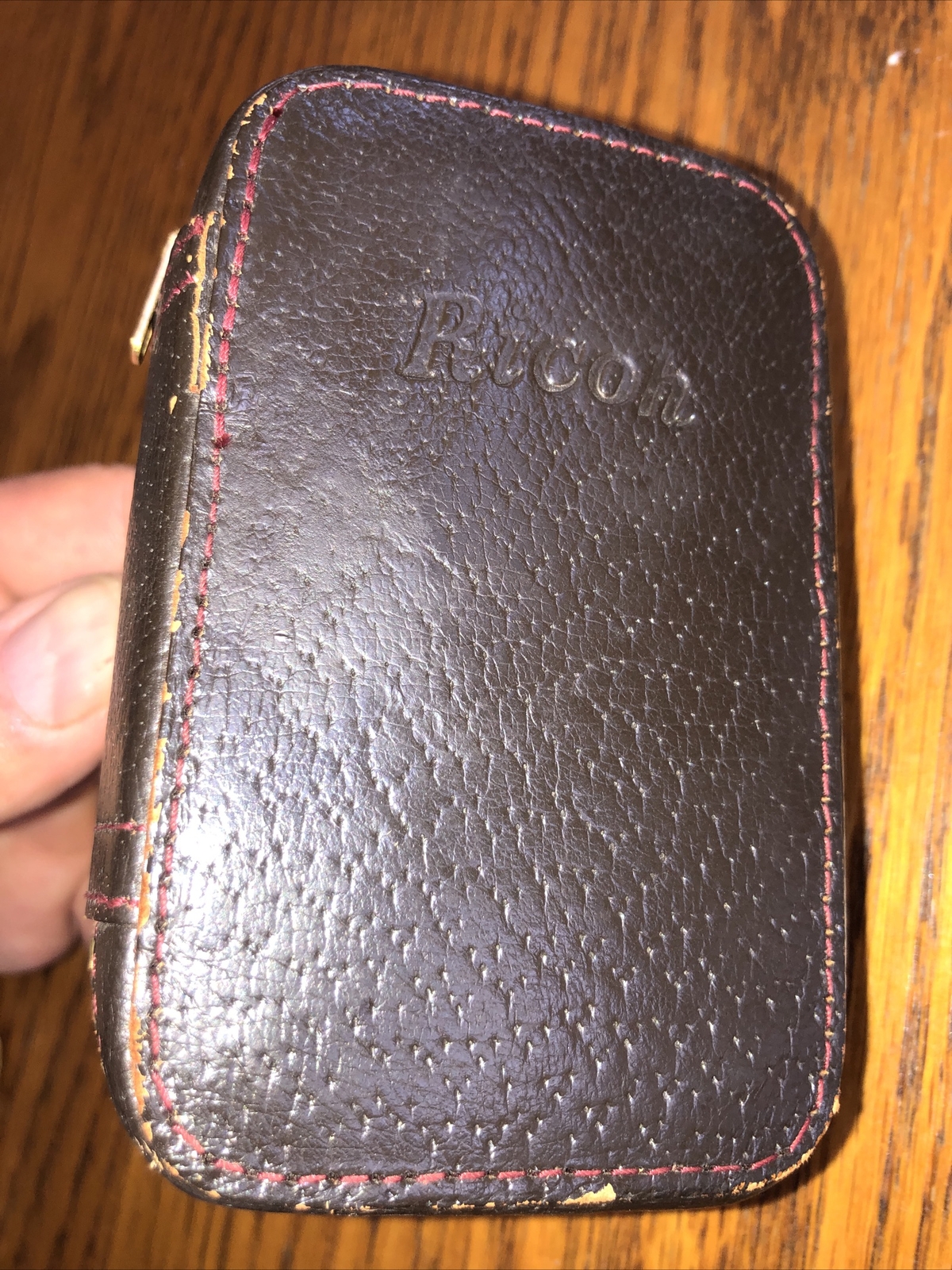 Ricoh BC-605 Folding Camera Flash Unit with Leather Soft Case | Untested