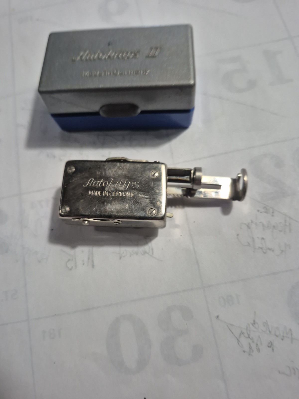 VINTAGE AUTOKNIPS II AUTOMATIC SELF-TIMER WITH CASE Made In Germany