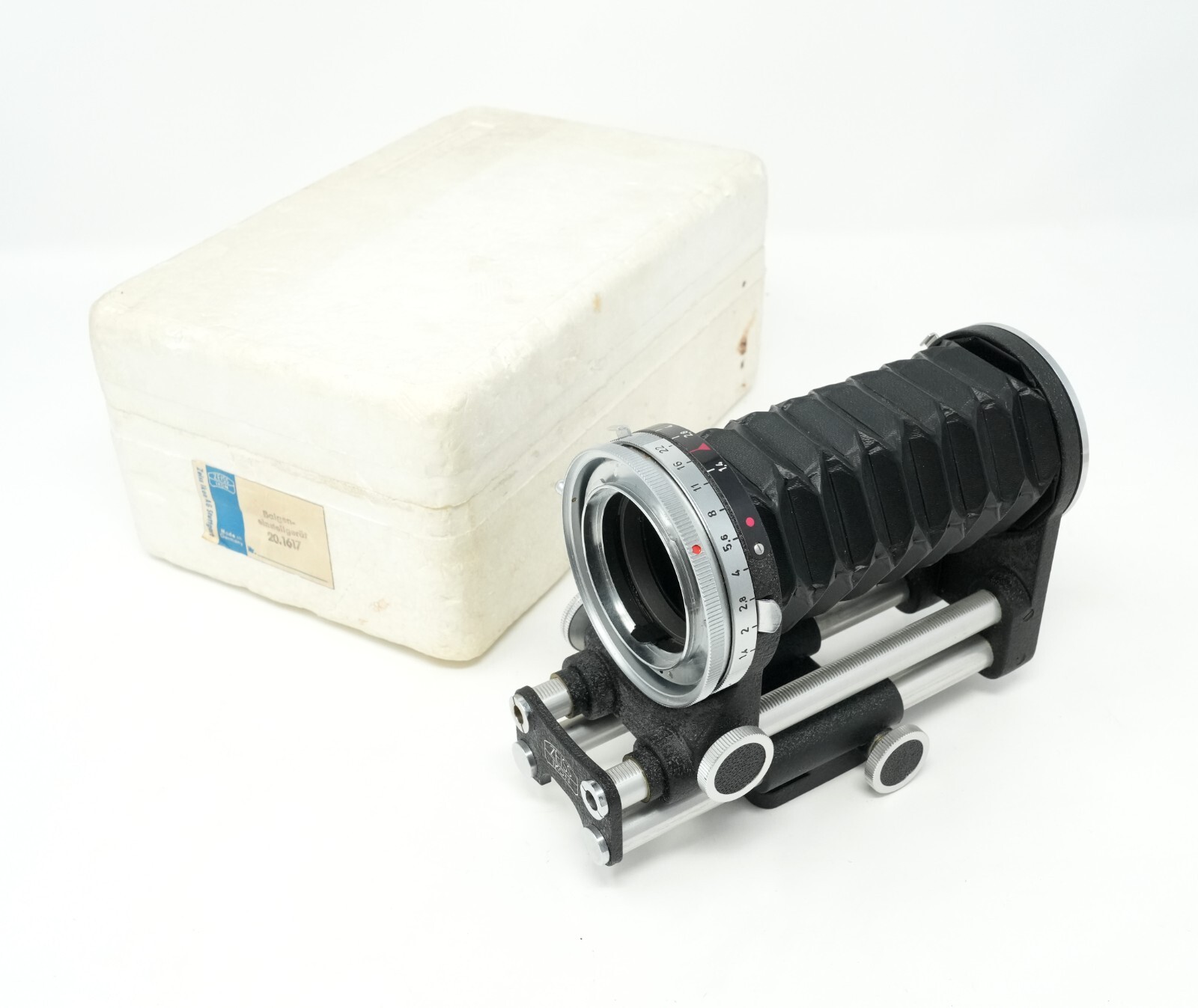 Zeiss Ikon Contarex Macro Bellows Balgen 20.1617 MINT in Case