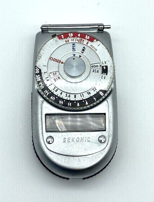 Sekonic Model L-38 Photoelectric Exposure Light Meter Auto-Leader Vintage used!