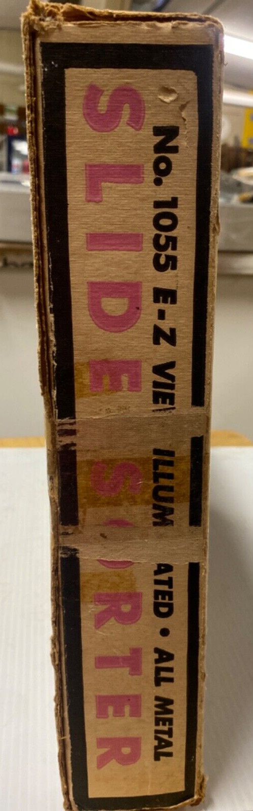 LOGAN ILLUMINATED SLIDE SORTER E-Z VIEW WITH ORIGINAL BOX #1055 ***NO LIGHT