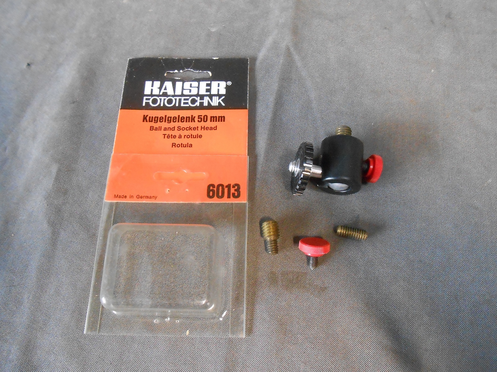 UNUSED Vintage Kaiser Fototechnik Kugelgelenk Ball-and-Socket Head (#6013)