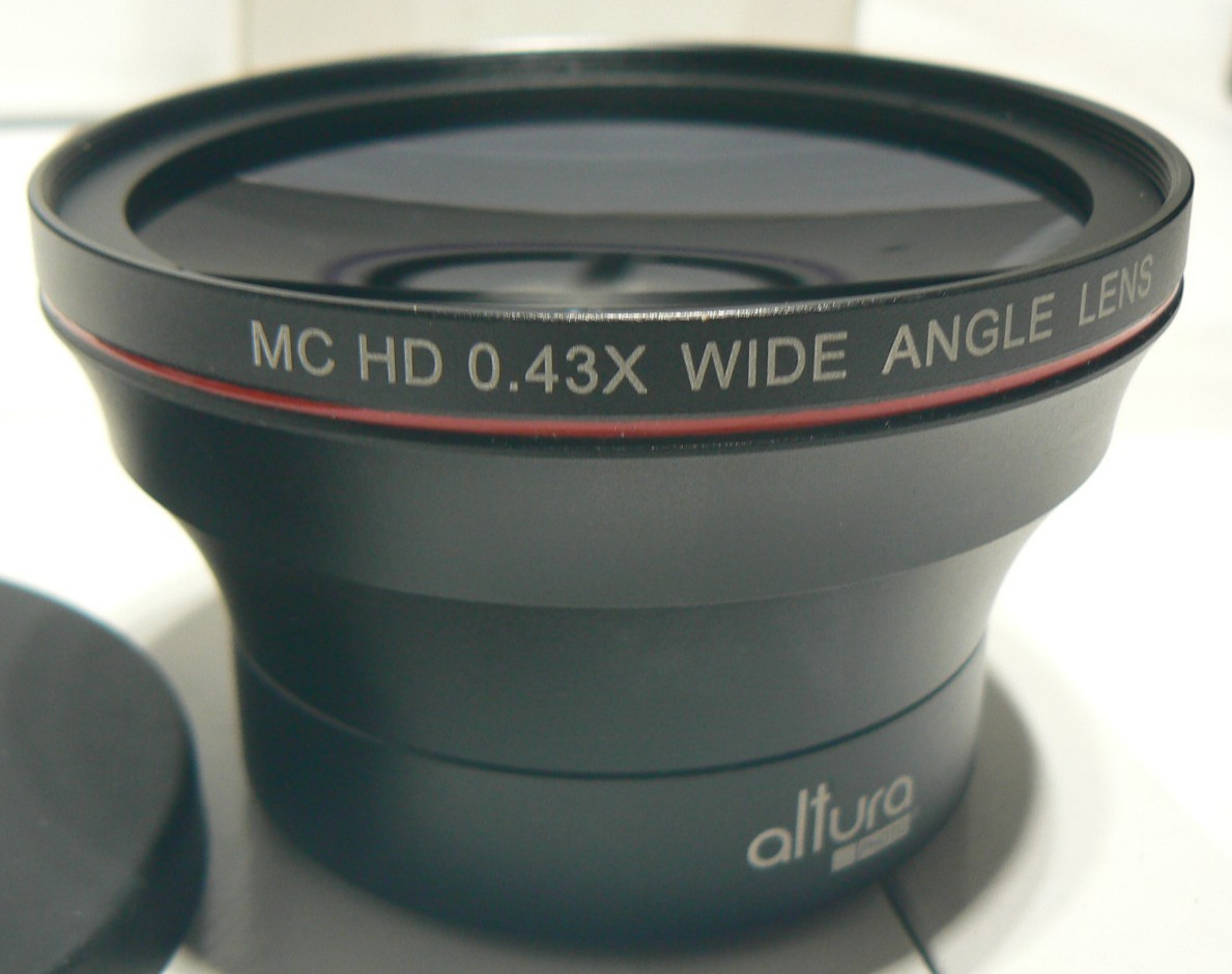 Altura Photo 52mm MC HD 0.43X Wide Angle Super Macro Threaded Lens +Front Cap