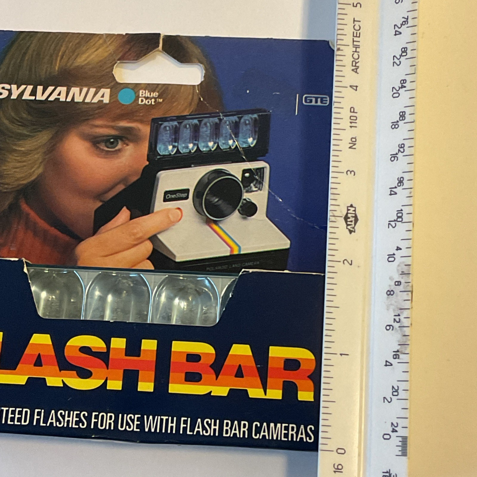 Vintage Sylvania Flash Bar 10 Flashes New Old Stock