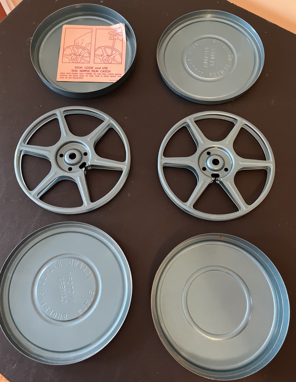 Logan Deluxe 8mm film carrying case for (12) 5” reels, 2 canisters incl
