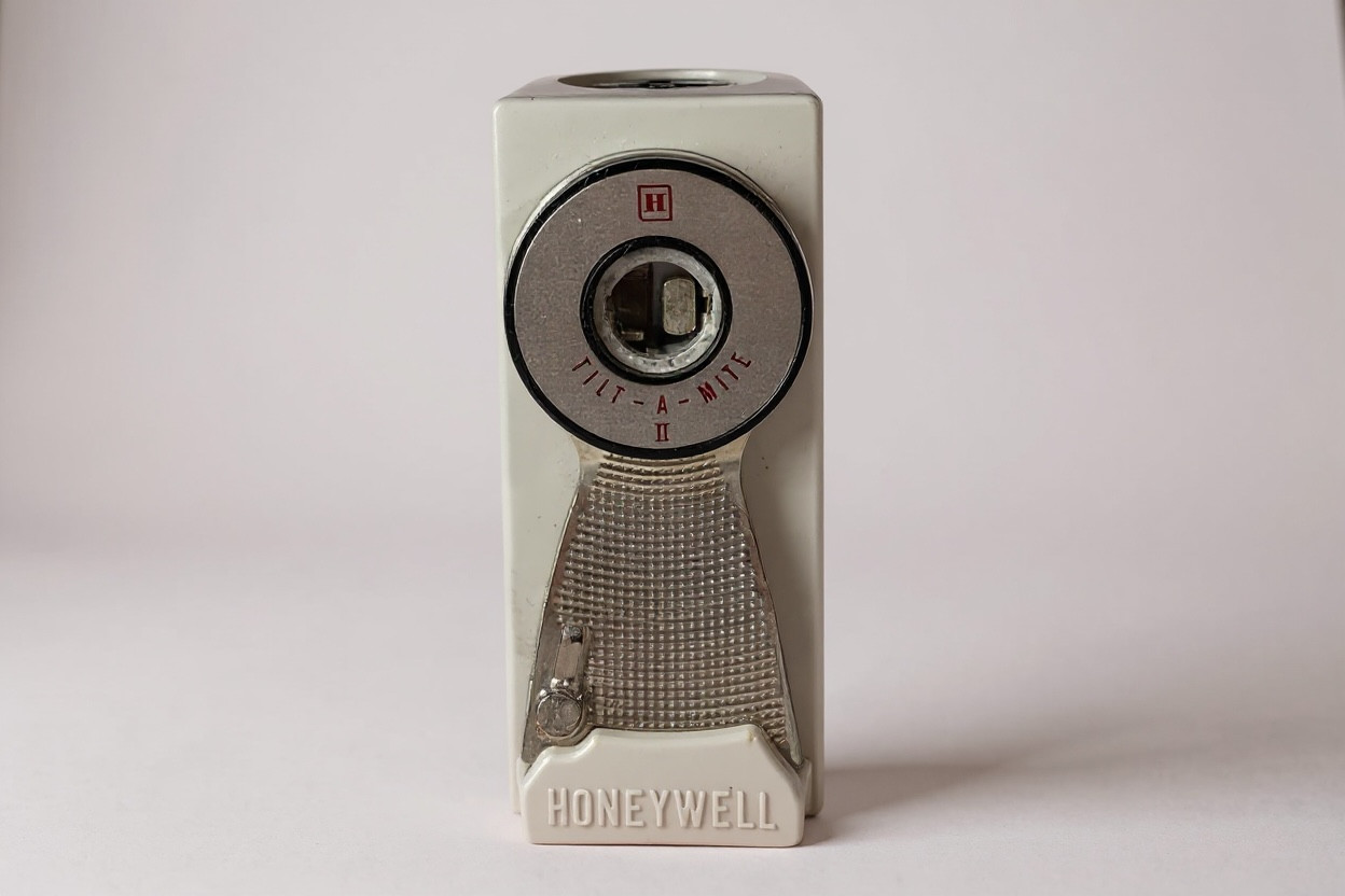 Vintage Honeywell Tilt-A-Mite II Flash & Sekonic Leader Light Meter Set – Leathe