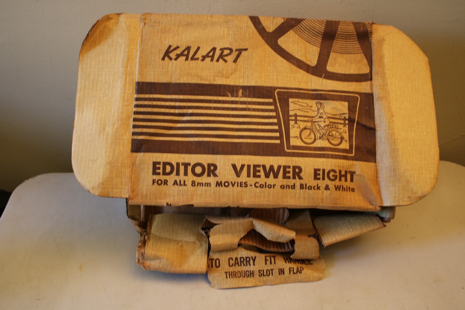 Vintage Kalart Editor Viewer Eight MM Movie Film Splicer W/ Original Box