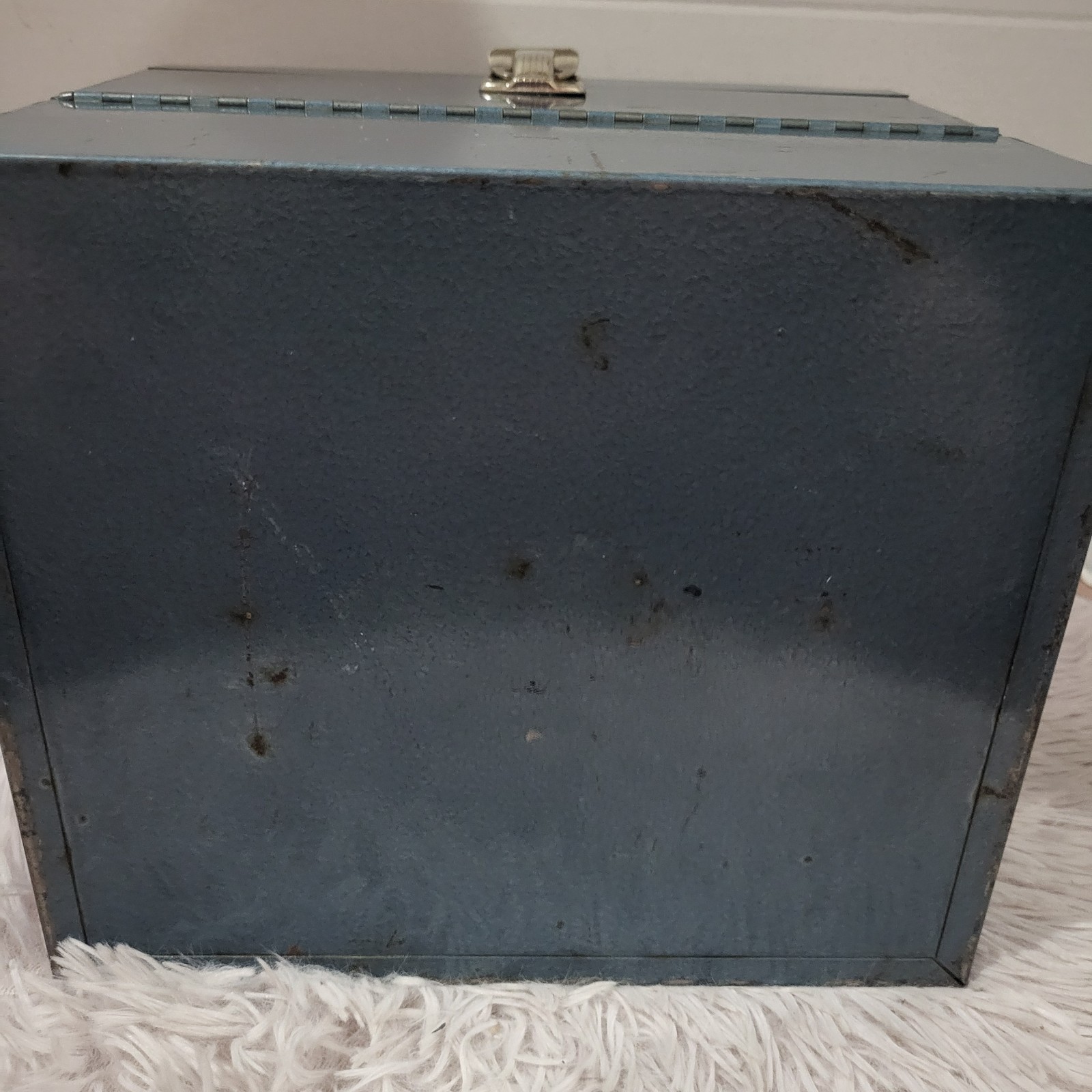 Vintage Bruce Metal 8mm Movie Film Reel Chest 12 Slots Box Storage Case